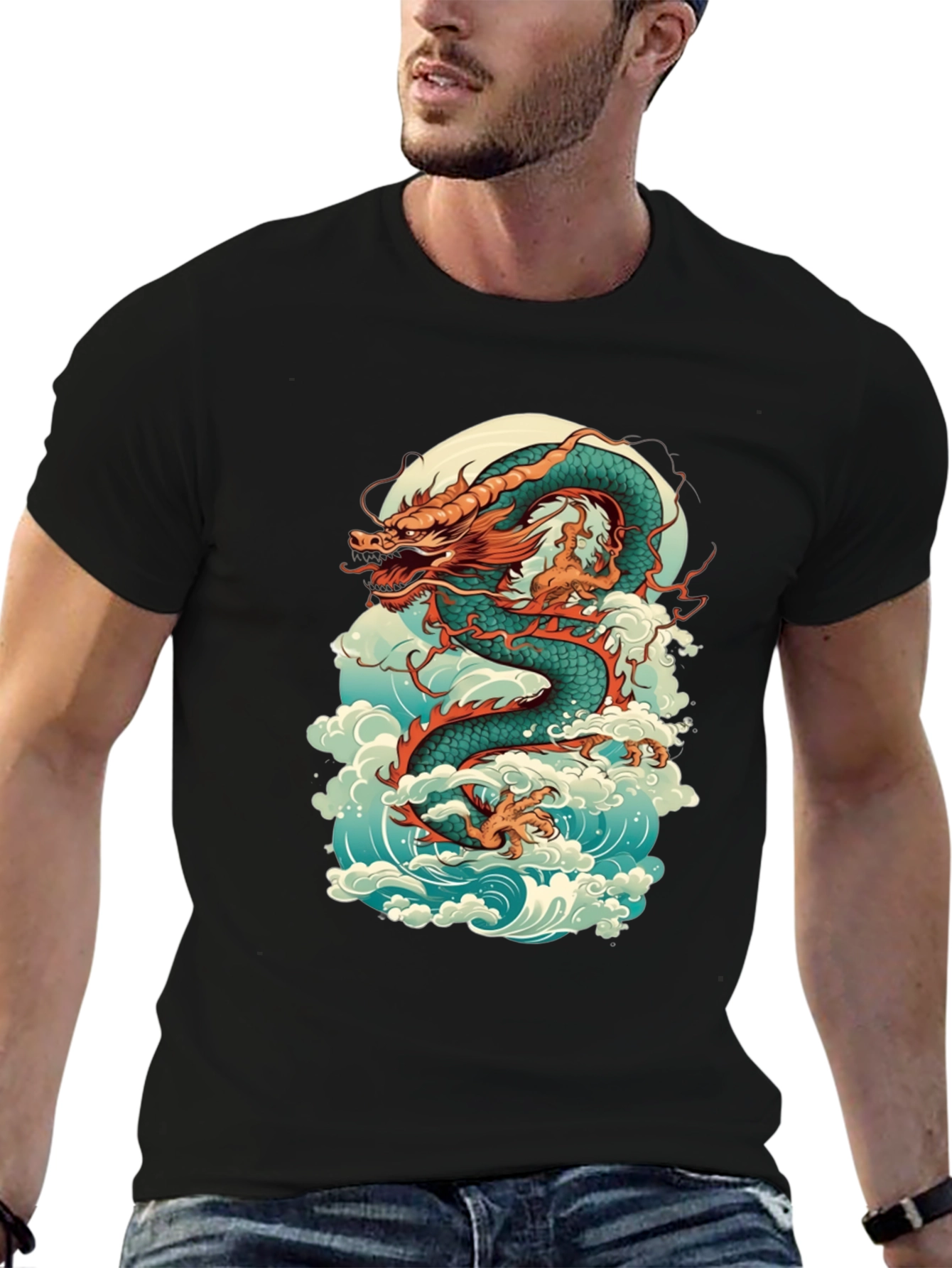Dragon Graphic Tee - Mythical Creature T-Shirt