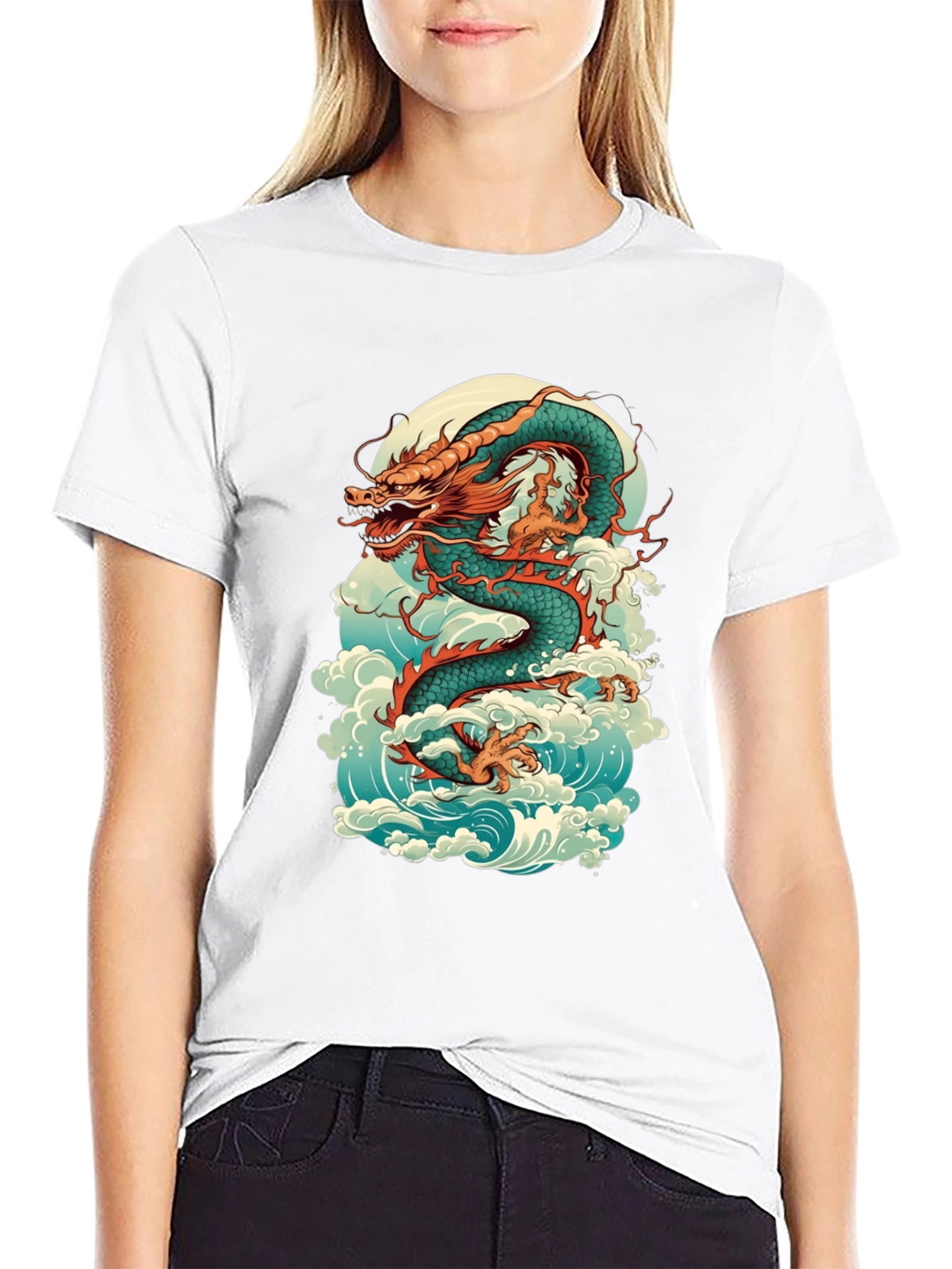 Dragon Graphic Tee - Mythical Creature T-Shirt