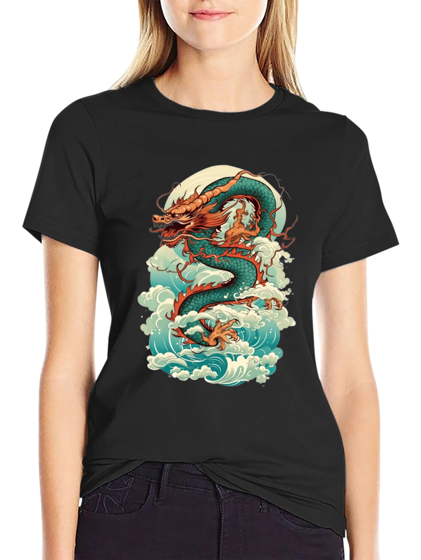 Dragon Graphic Tee - Mythical Creature T-Shirt