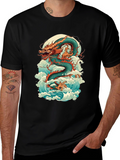 Dragon Graphic Tee - Mythical Creature T-Shirt