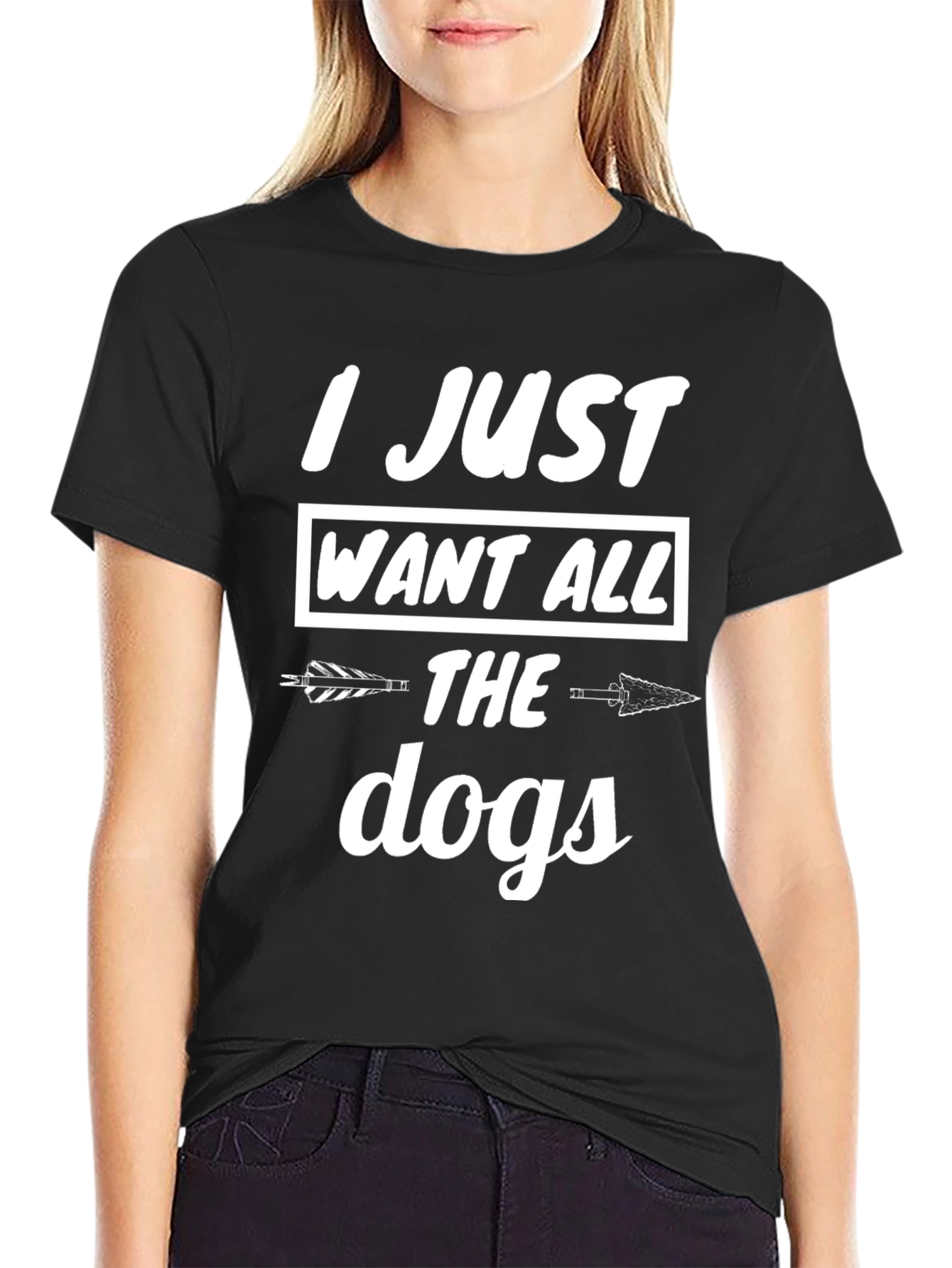 I Just Want All The Dogs Graphic Tee
