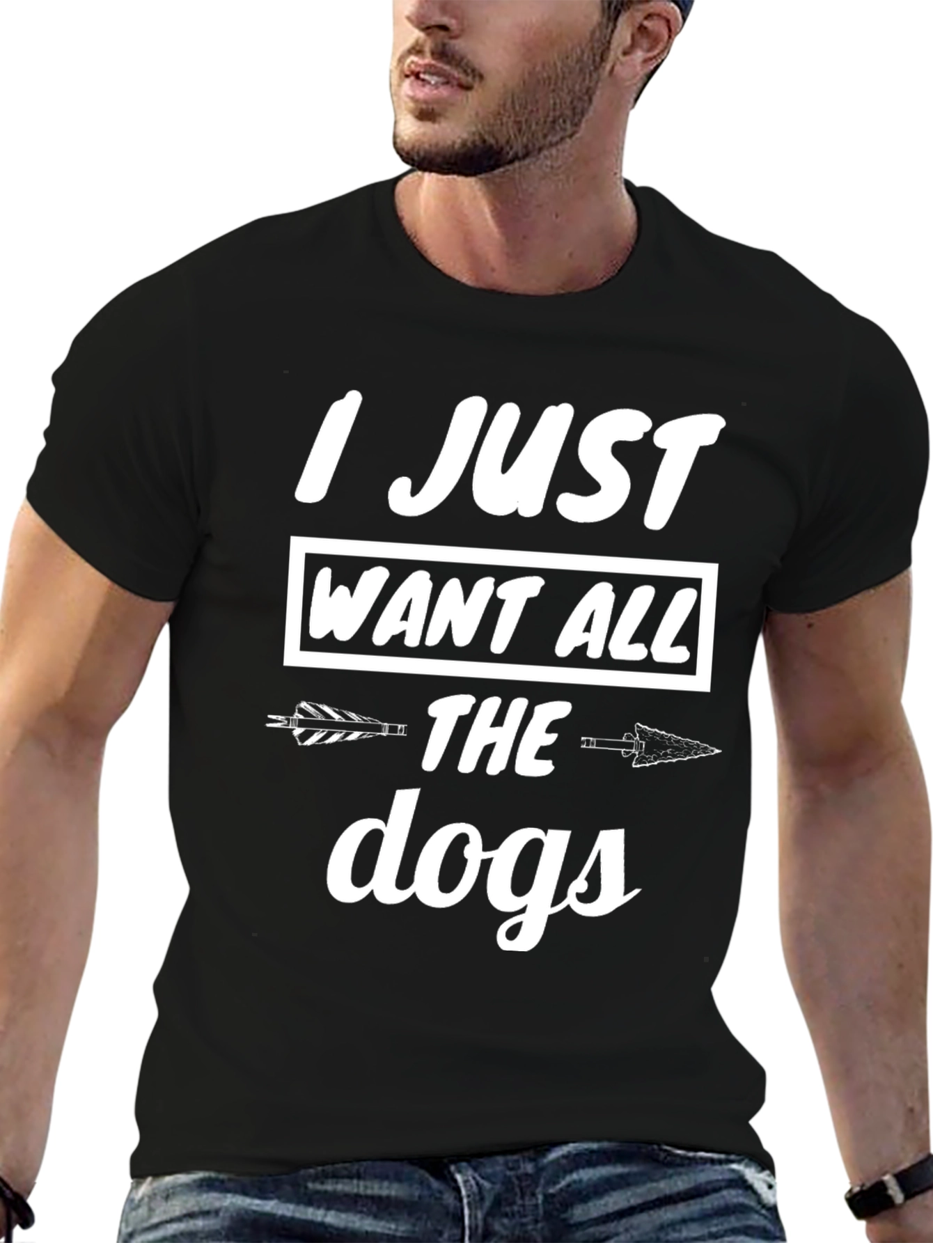 I Just Want All The Dogs Graphic Tee