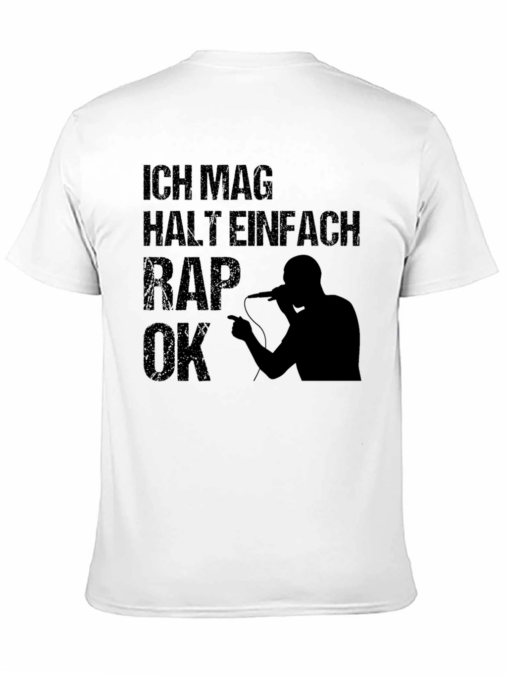 Ich Mag Halt Einfach Rap OK T-Shirt - Black