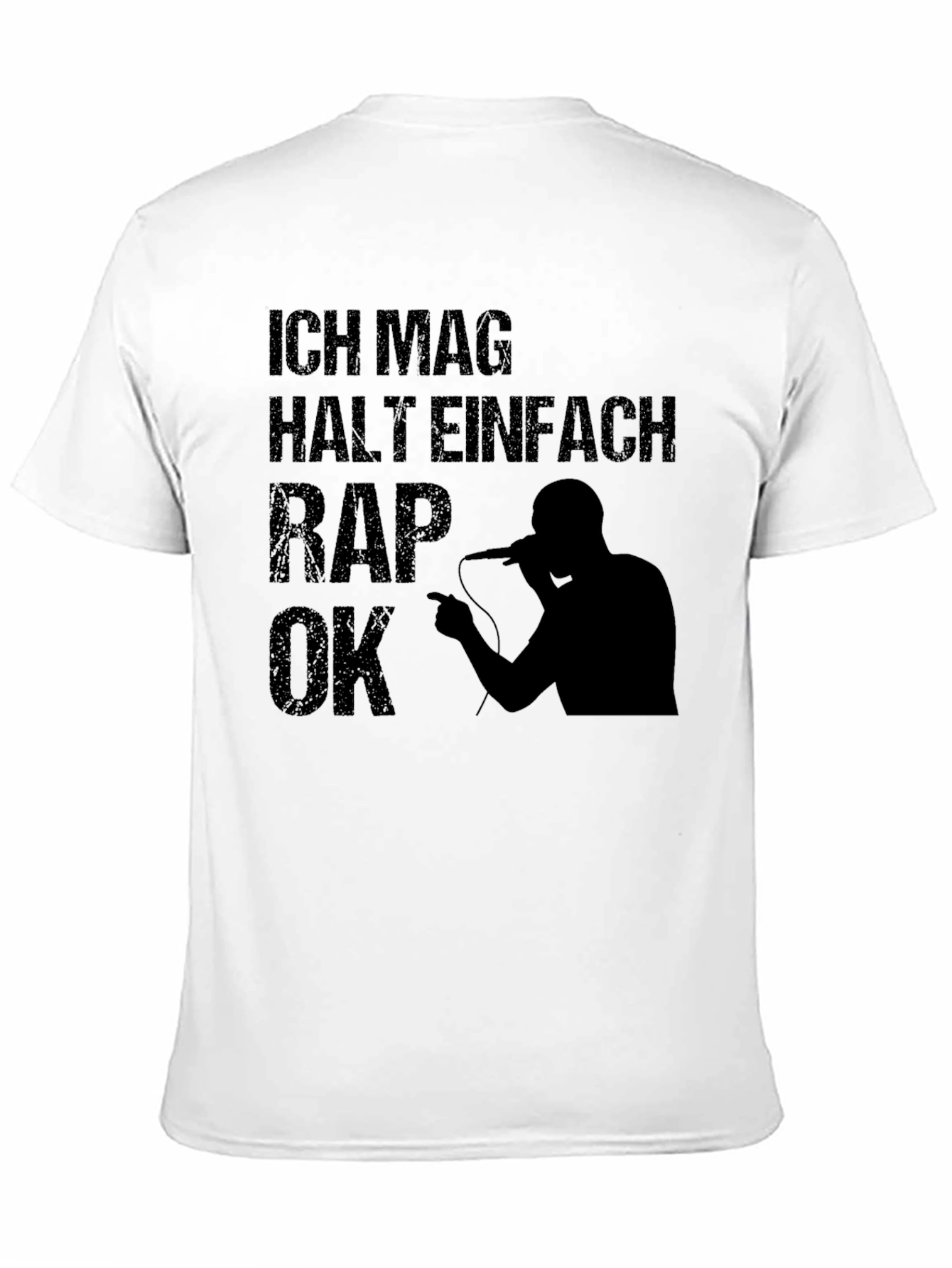 Ich Mag Halt Einfach Rap OK T-Shirt - Black