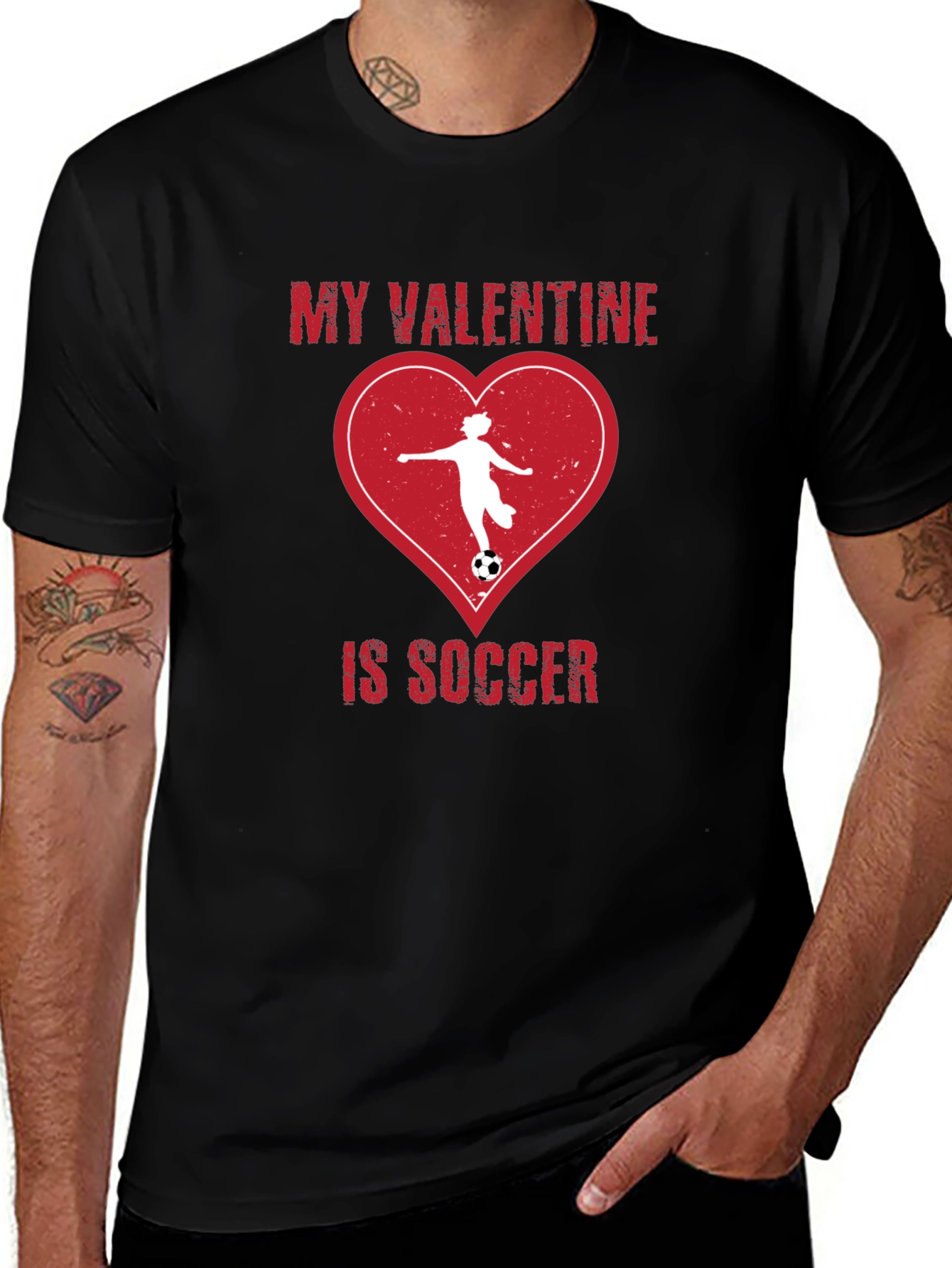 My Valentine is Soccer T-Shirt - Love of the Game