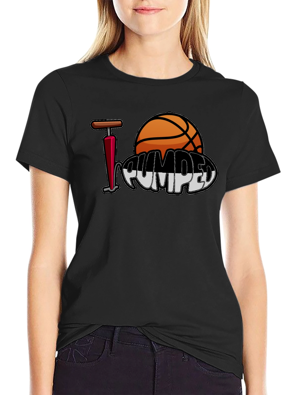 I Love Pumped Basketball T-Shirt