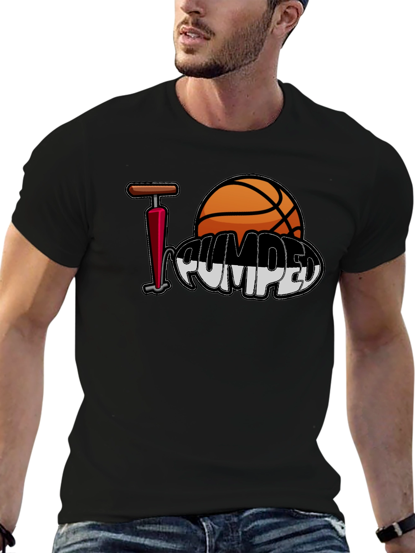 I Love Pumped Basketball T-Shirt