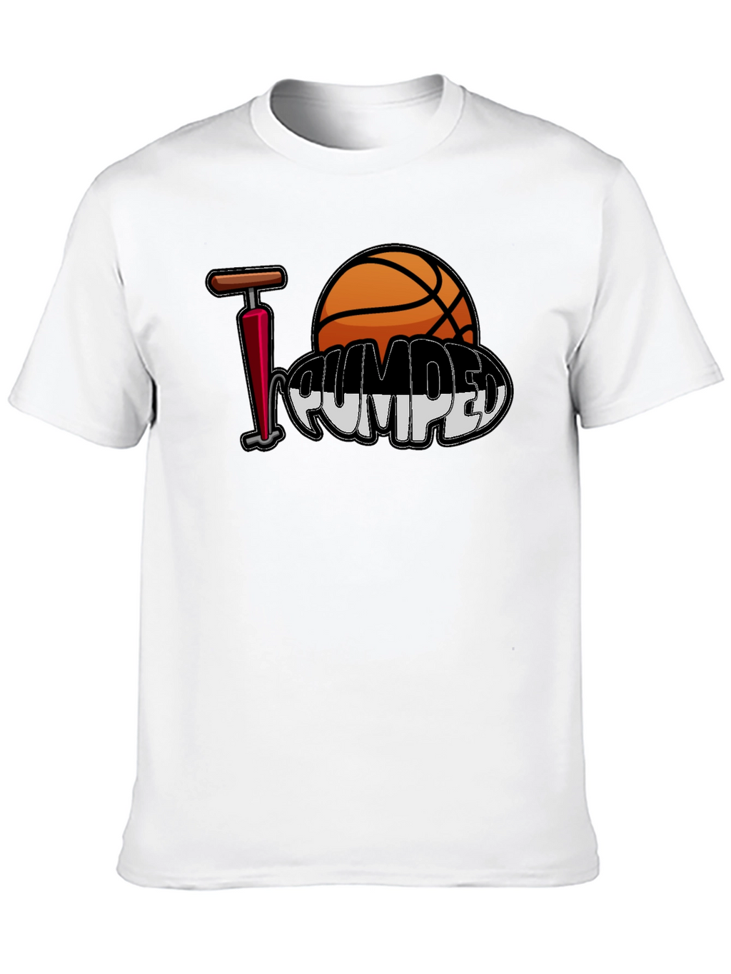 I Love Pumped Basketball T-Shirt