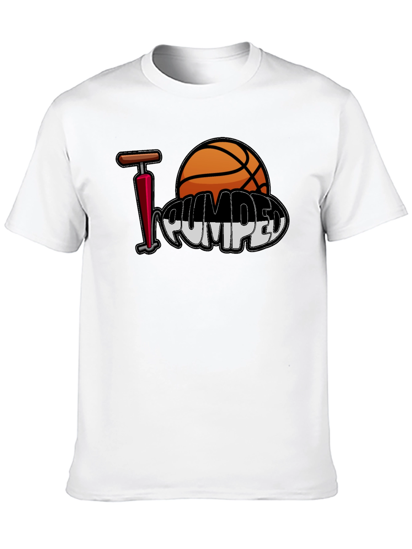 I Love Pumped Basketball T-Shirt
