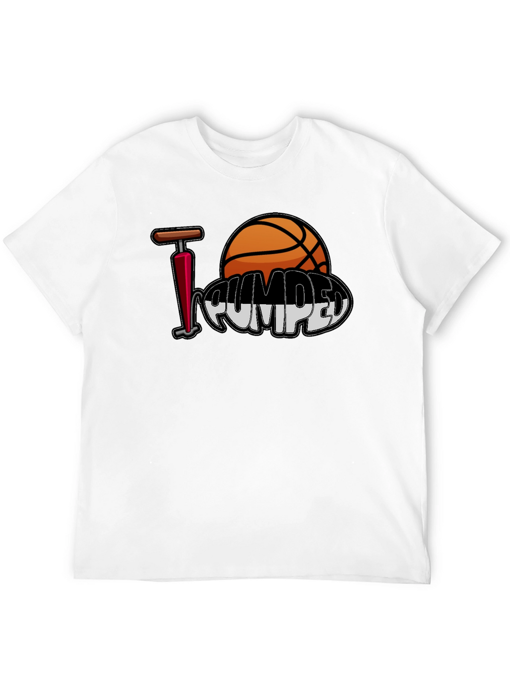 I Love Pumped Basketball T-Shirt