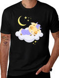 Cute Sleeping Unicorn on Cloud T-Shirt