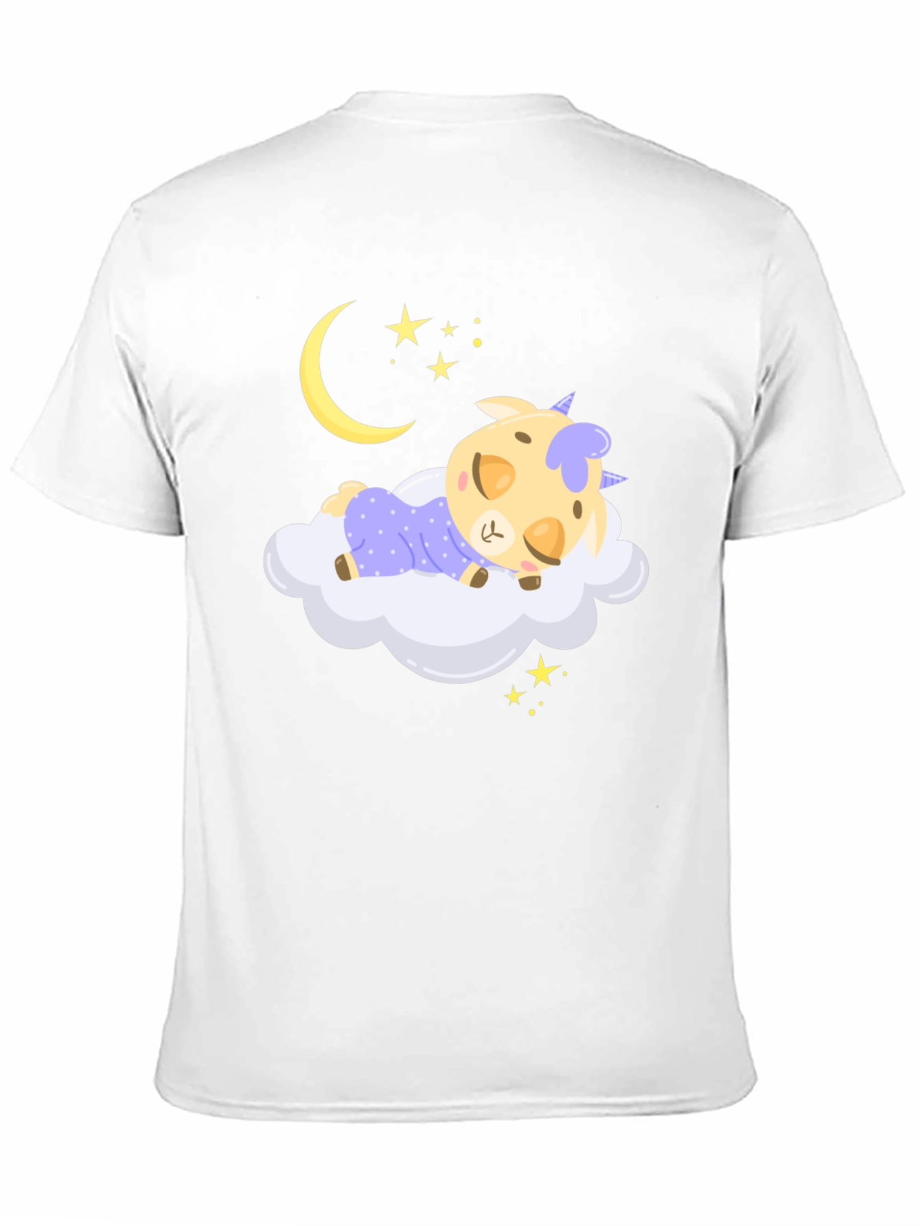 Cute Sleeping Unicorn on Cloud T-Shirt