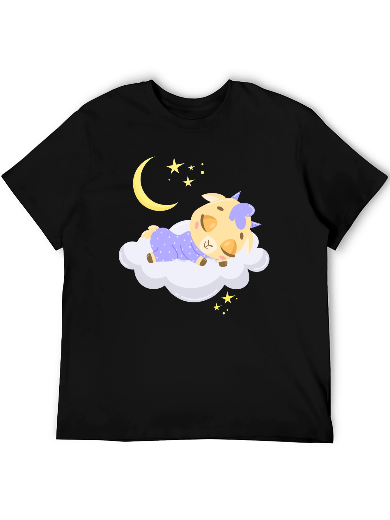 Cute Sleeping Unicorn on Cloud T-Shirt