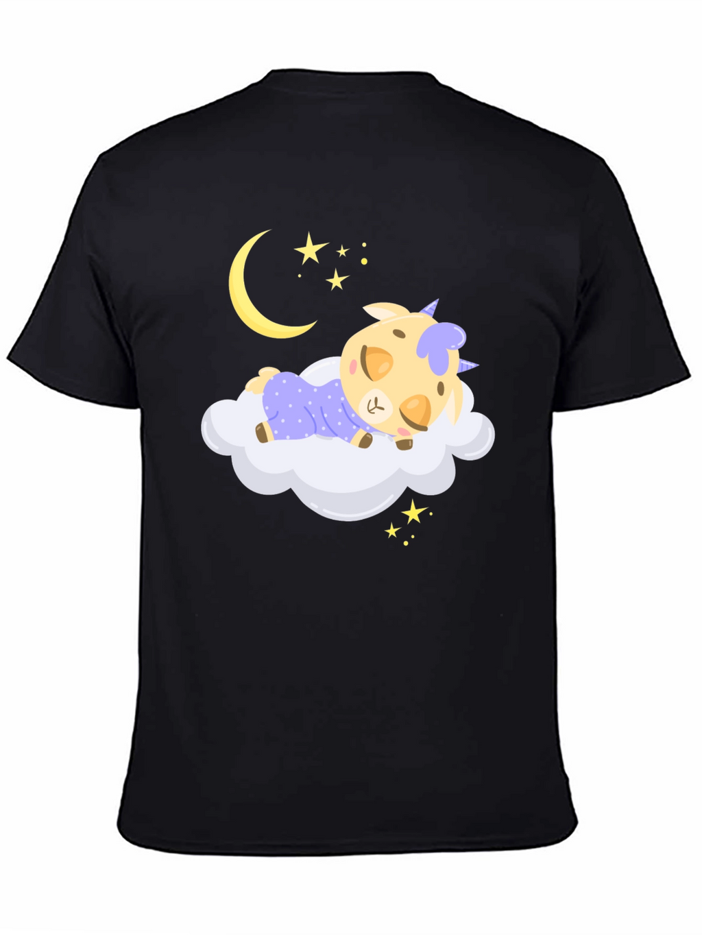Cute Sleeping Unicorn on Cloud T-Shirt