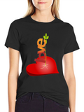 Love Grows T-Shirt - Heart & Sprout Design