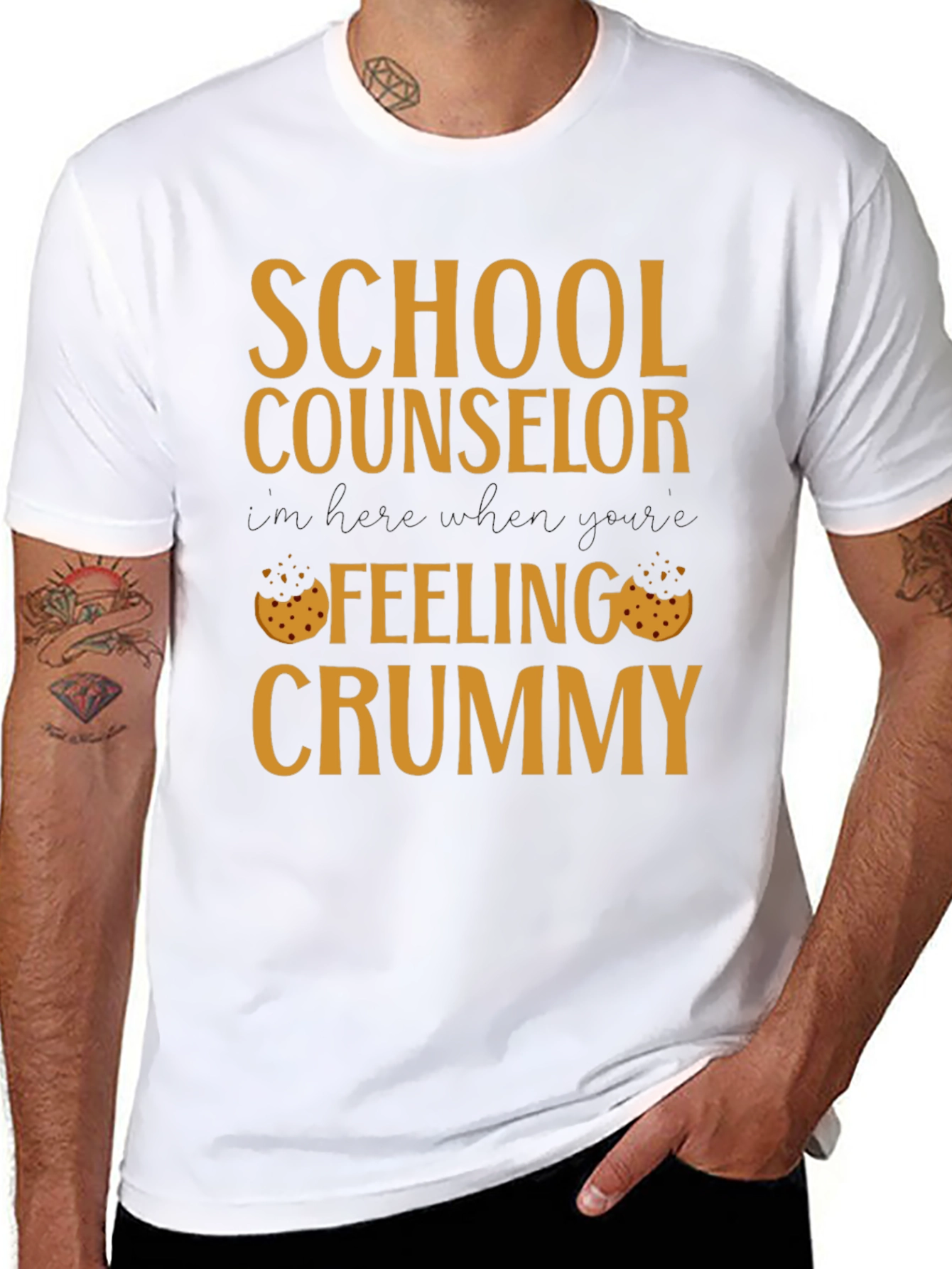 School Counselor Crummy Cookie T-Shirt