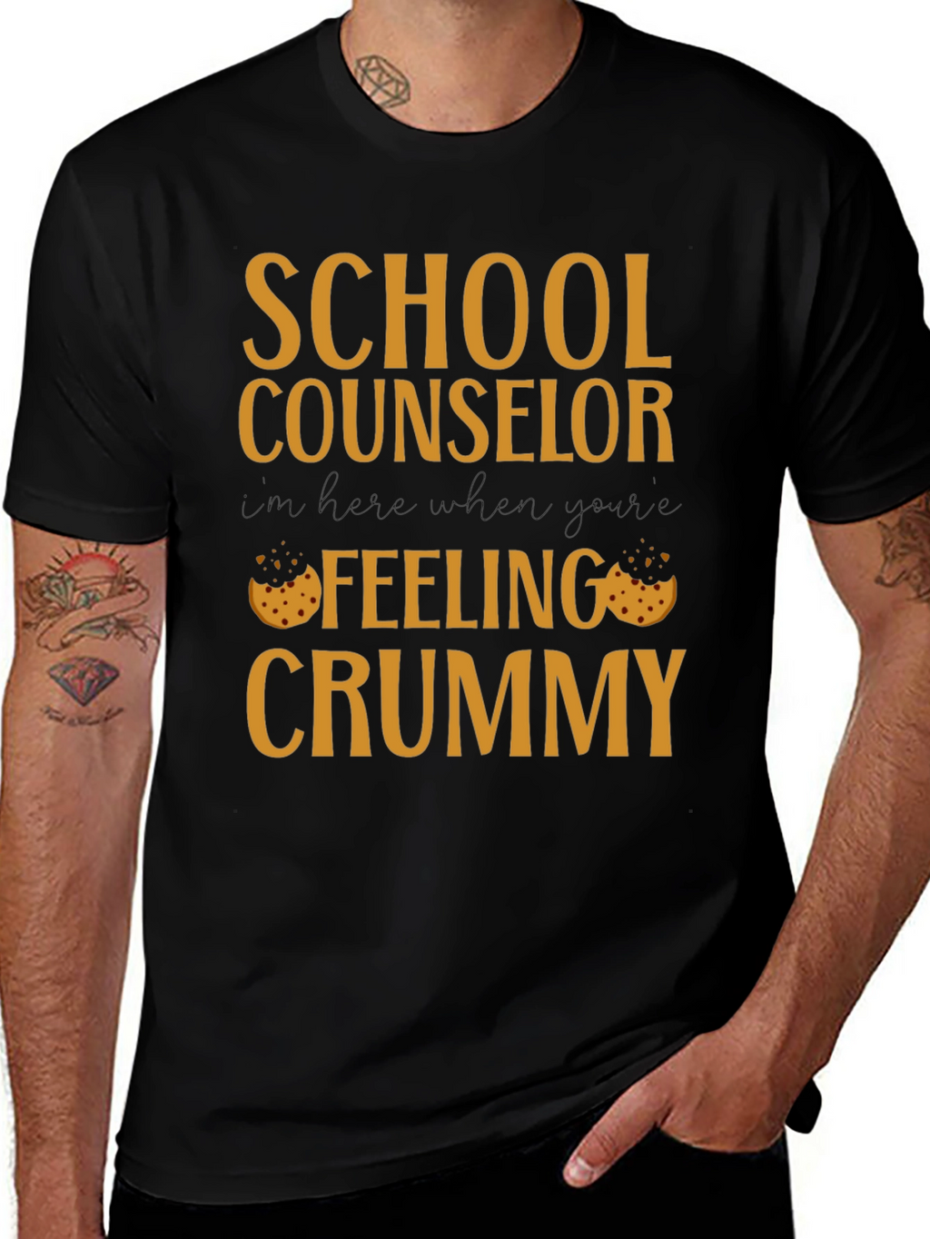 School Counselor Crummy Cookie T-Shirt