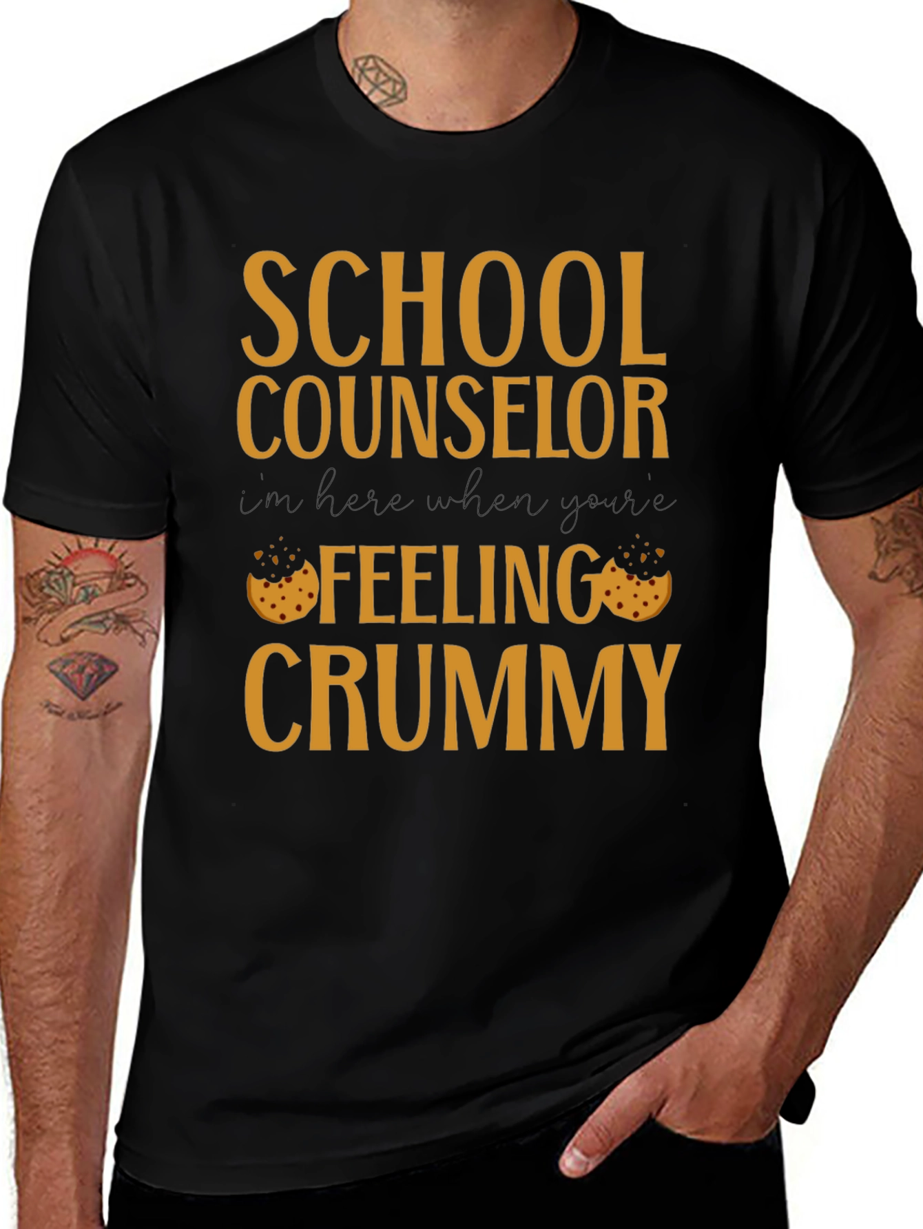 School Counselor Crummy Cookie T-Shirt