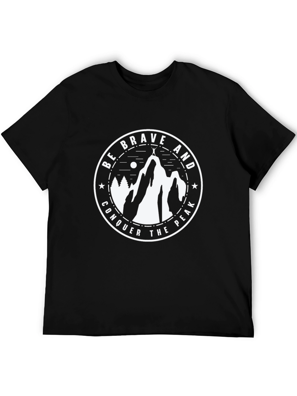 Brave Peak Conquer T-Shirt | Mountain Adventure Tee
