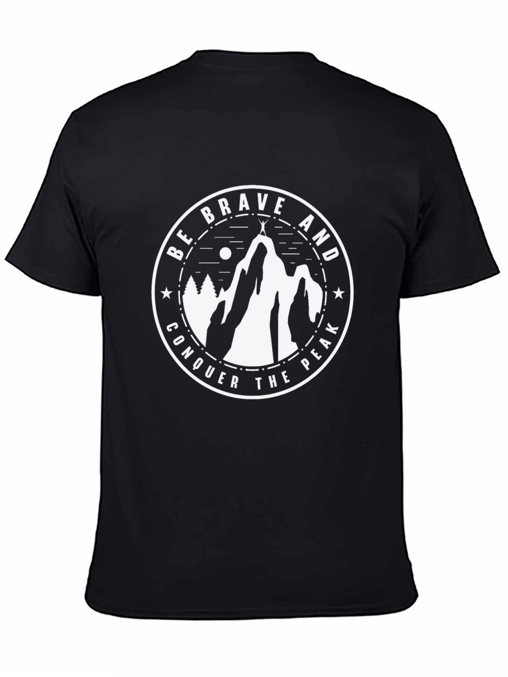 Brave Peak Conquer T-Shirt | Mountain Adventure Tee