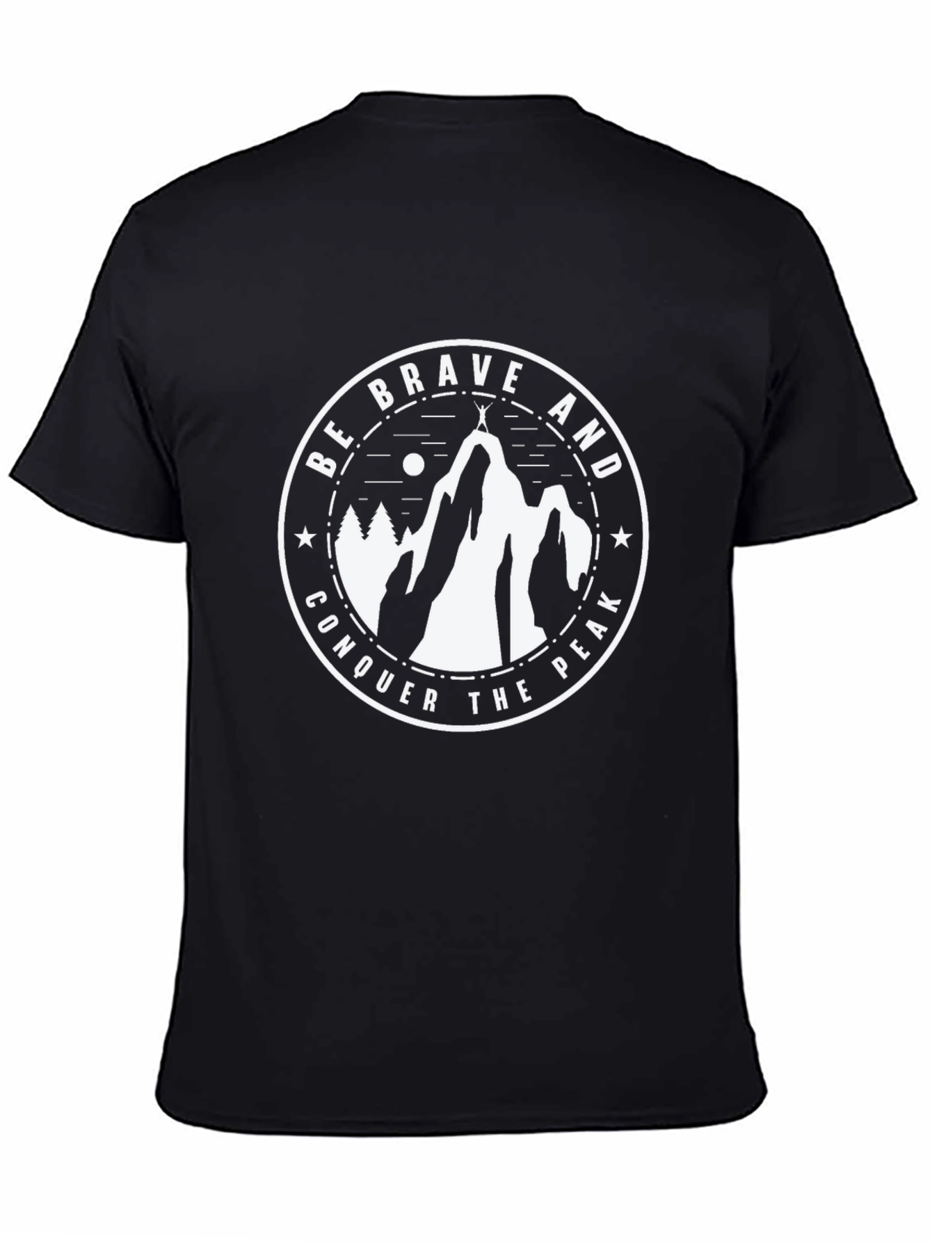 Brave Peak Conquer T-Shirt | Mountain Adventure Tee