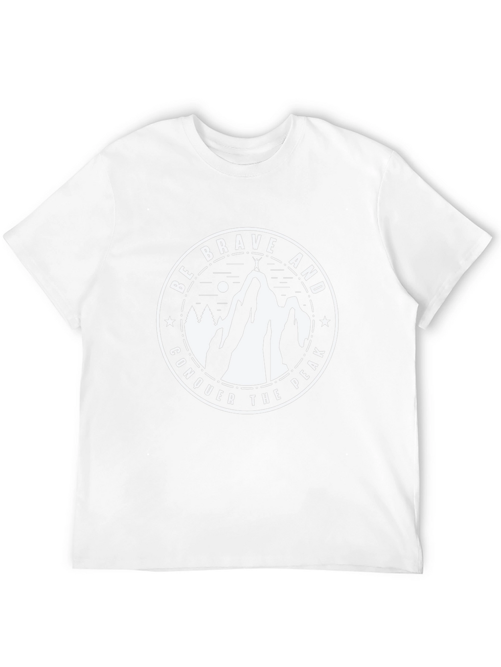 Brave Peak Conquer T-Shirt | Mountain Adventure Tee