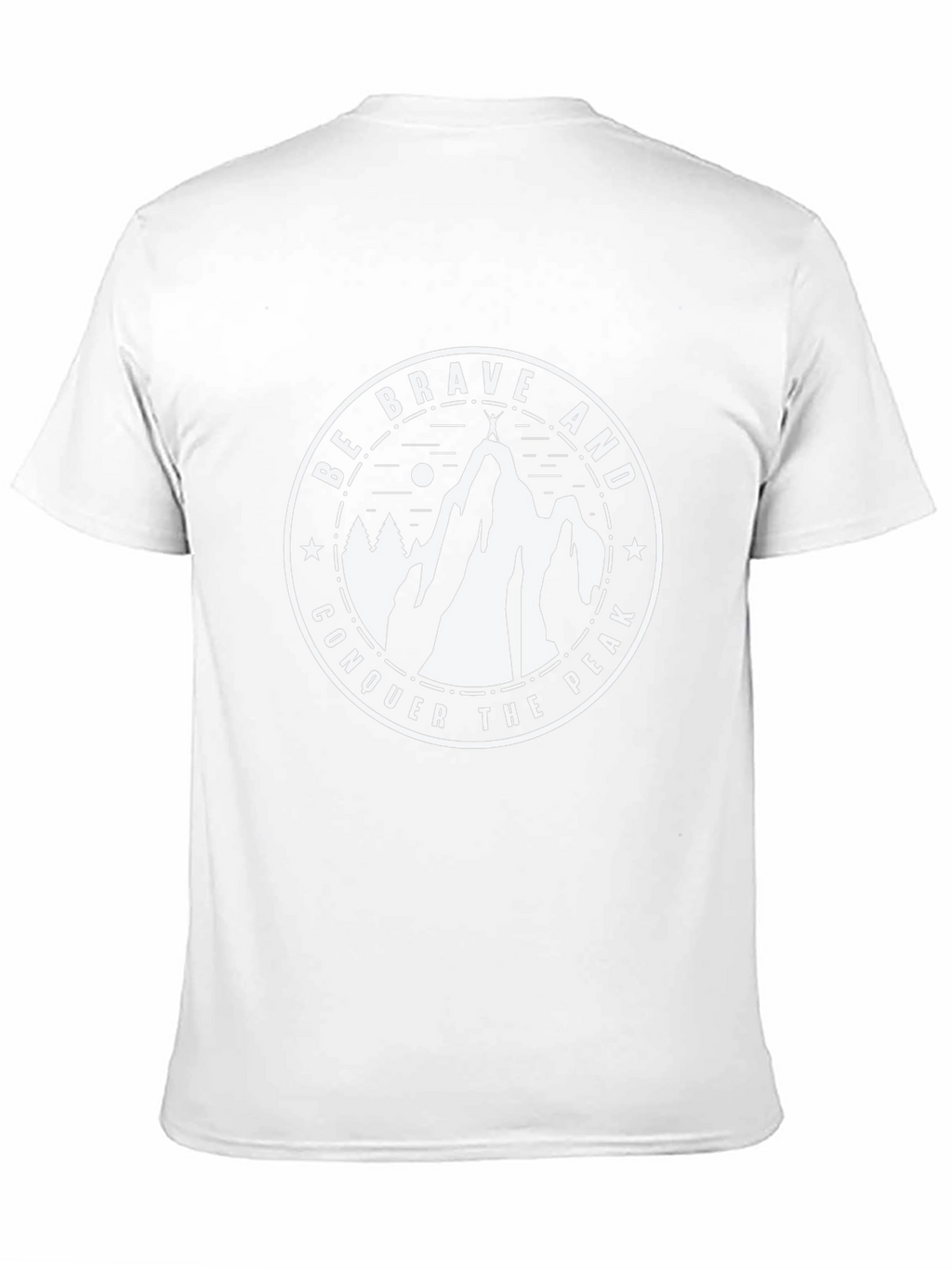 Brave Peak Conquer T-Shirt | Mountain Adventure Tee