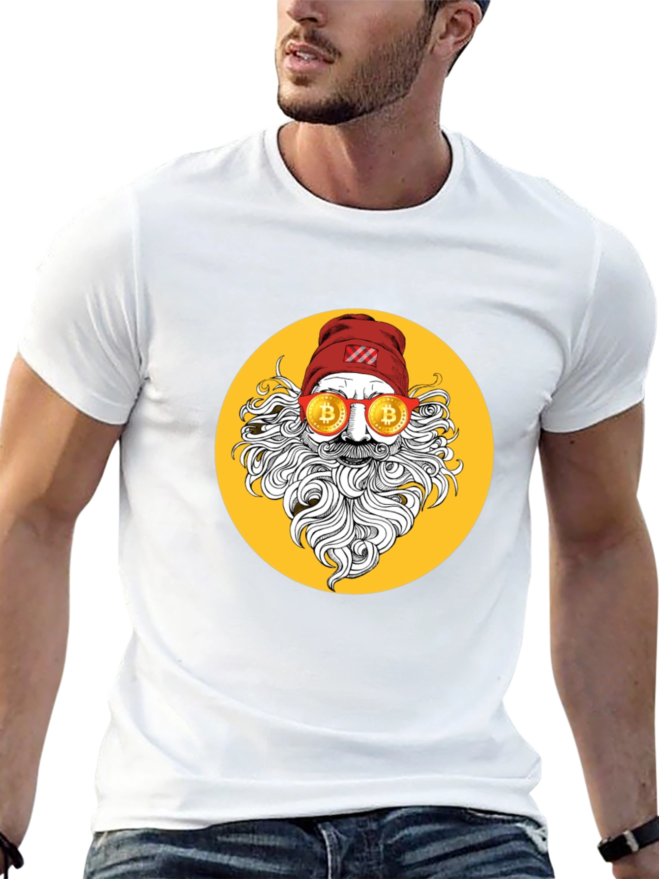 Bitcoin Santa Graphic Tee