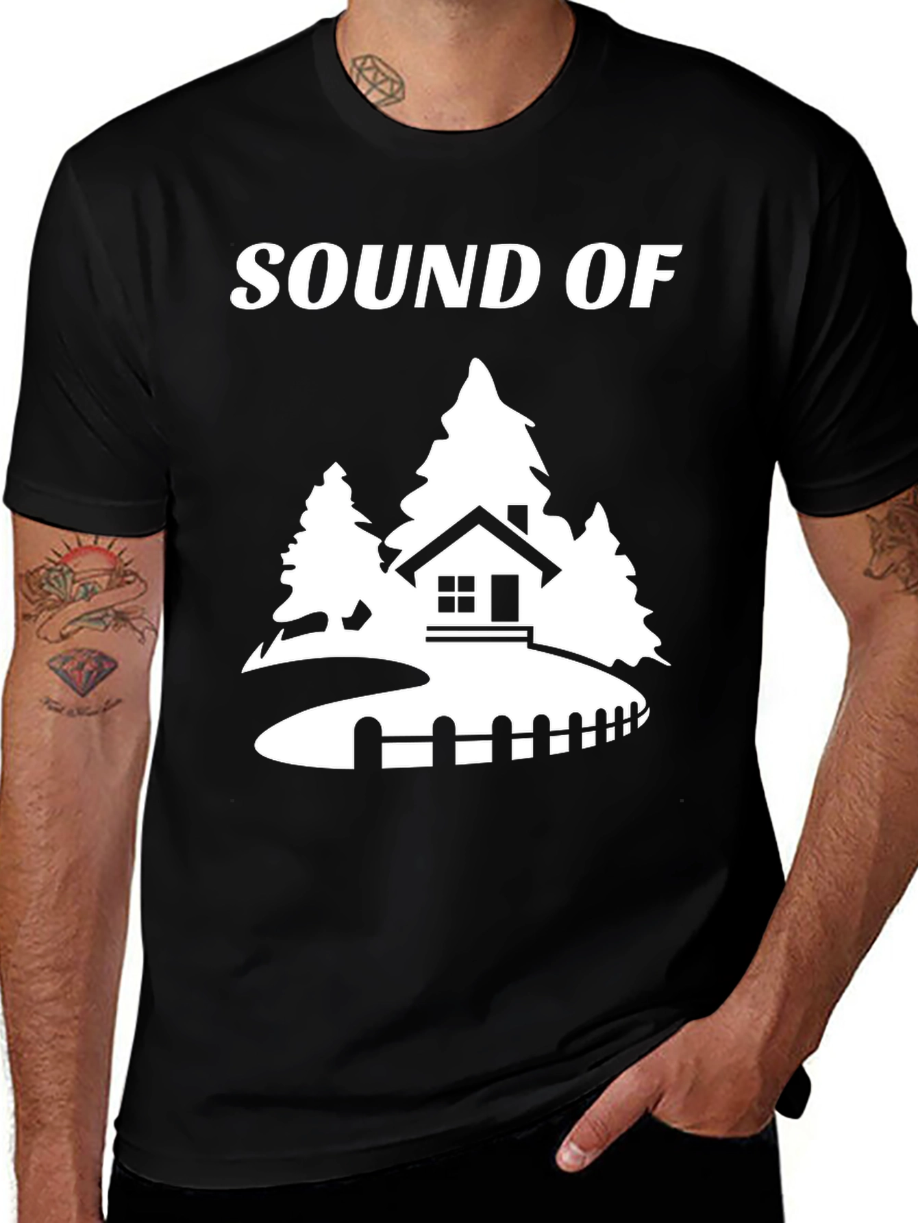 Sound Of Nature Black T-Shirt
