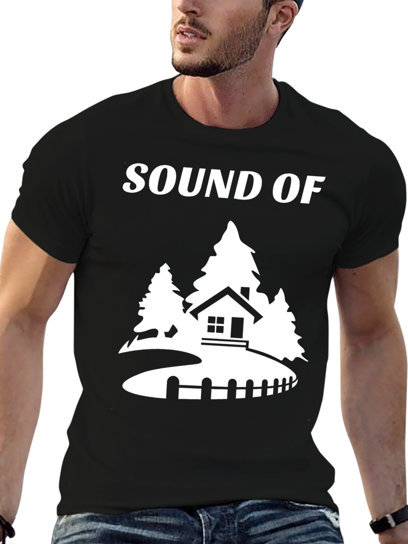 Sound Of Nature Black T-Shirt