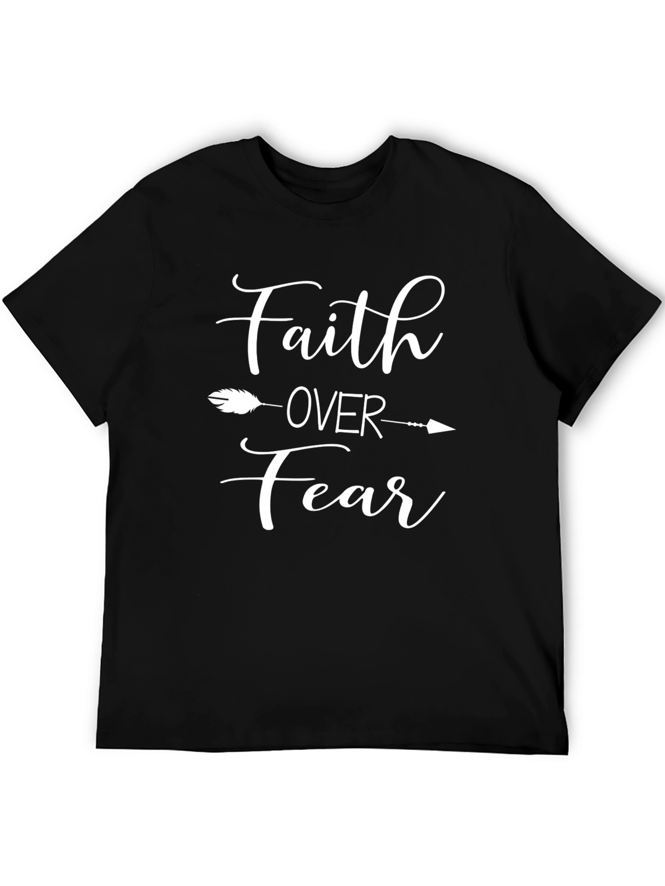 Faith Over Fear Graphic Tee - Inspirational T-Shirt