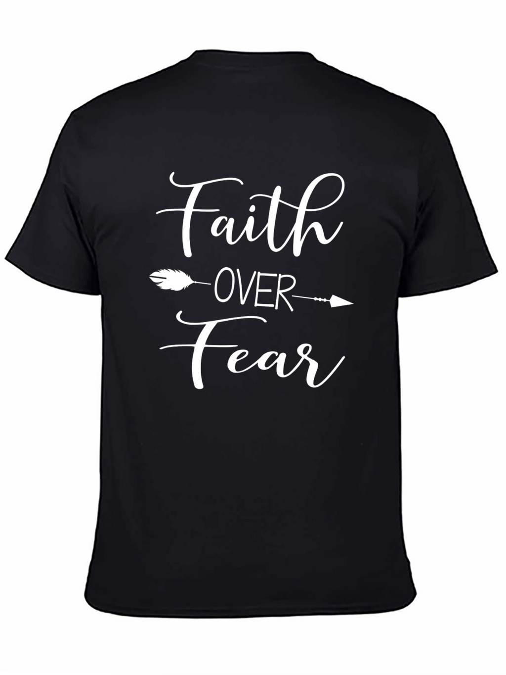 Faith Over Fear Graphic Tee - Inspirational T-Shirt