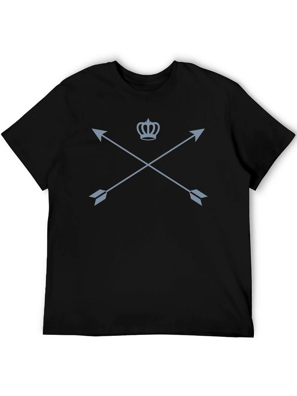 Crown & Arrow Graphic Tee - Black Casual Shirt