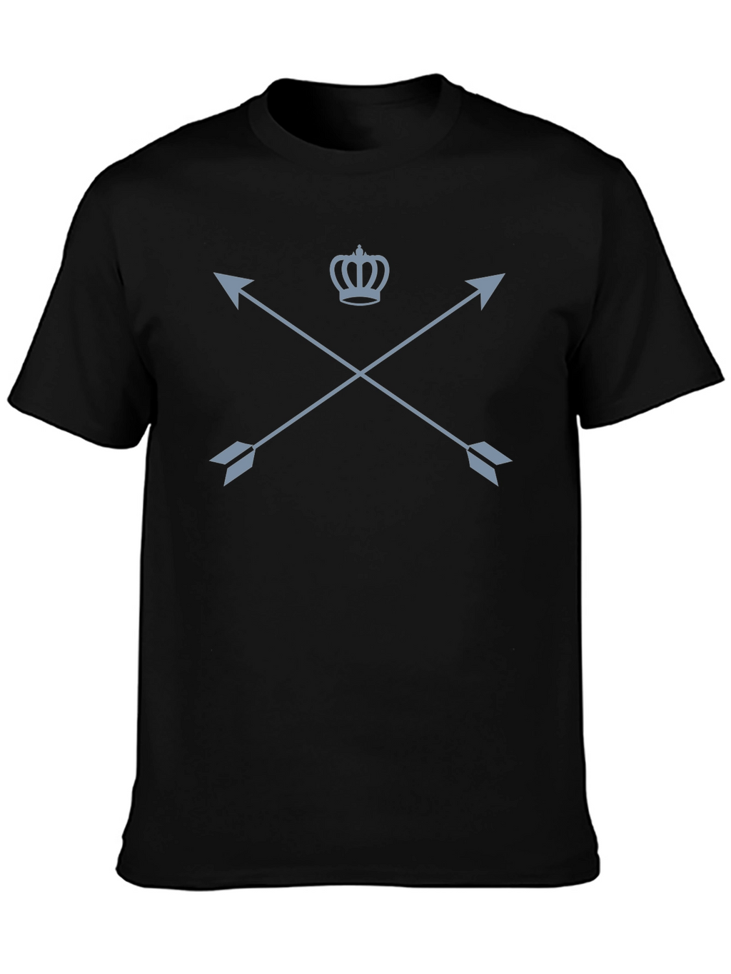 Crown & Arrow Graphic Tee - Black Casual Shirt