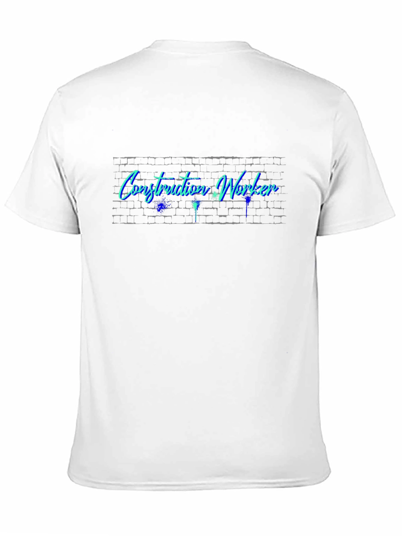 Construction Worker Brick T-Shirt