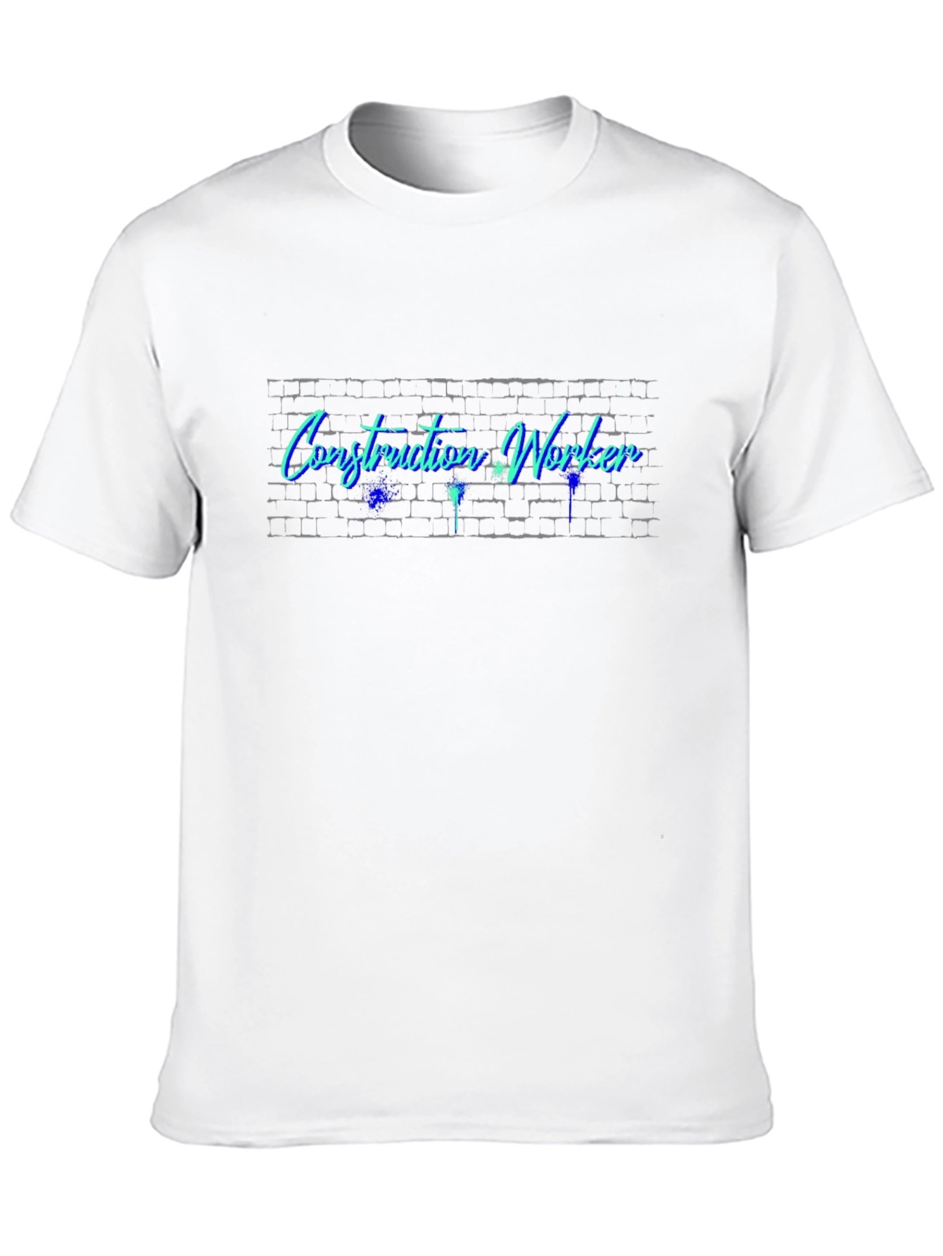 Construction Worker Brick T-Shirt