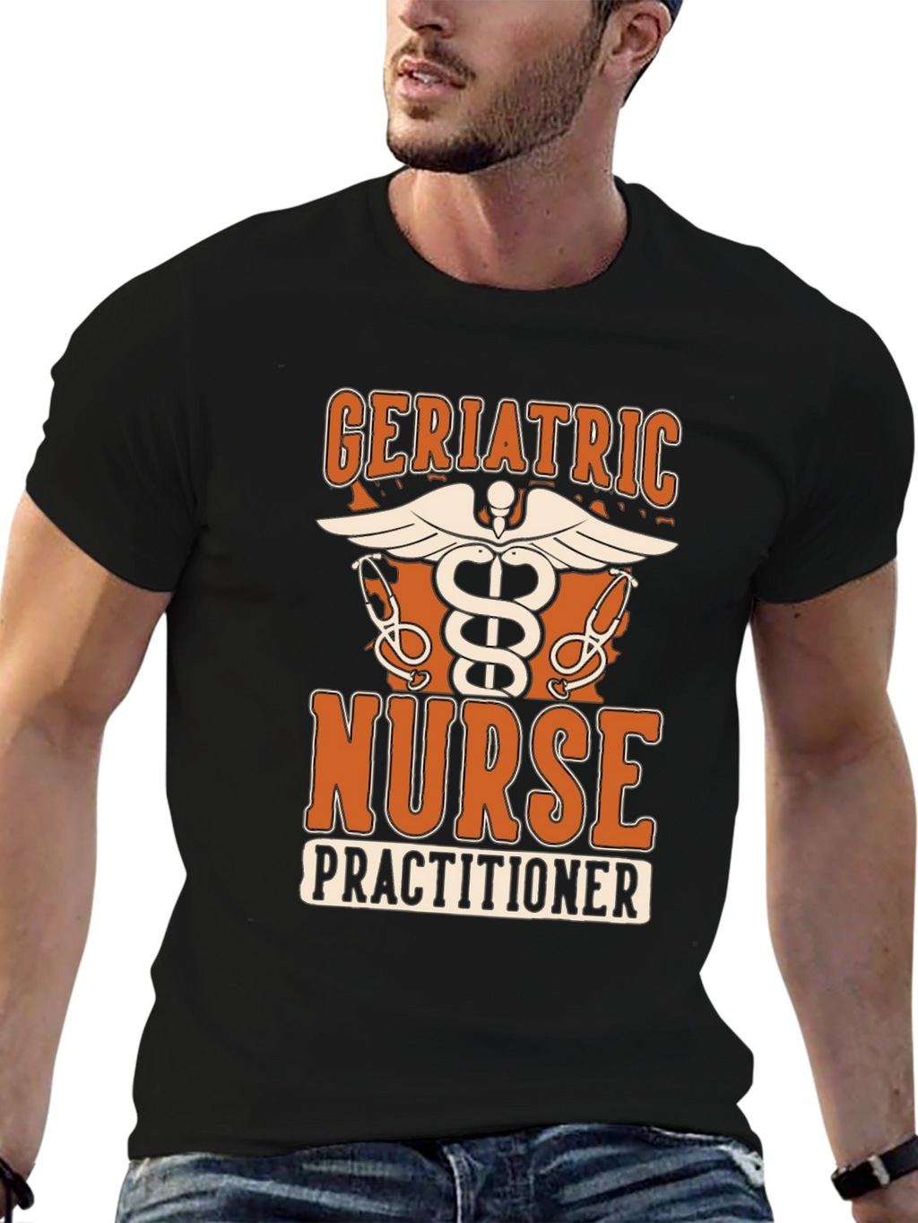 Geriatric Nurse Practitioner Graphic T-Shirt
