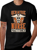 Geriatric Nurse Practitioner Graphic T-Shirt