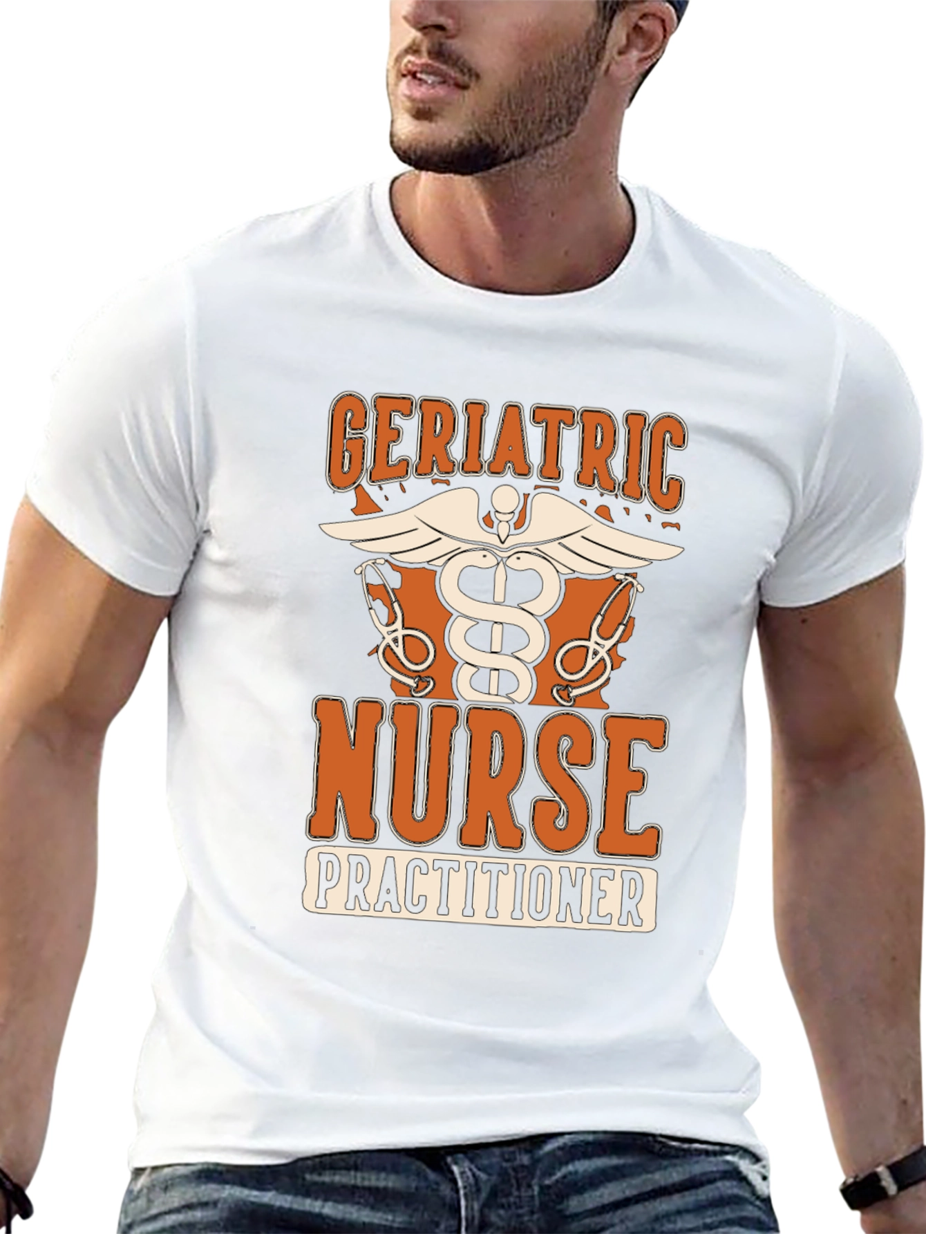 Geriatric Nurse Practitioner Graphic T-Shirt