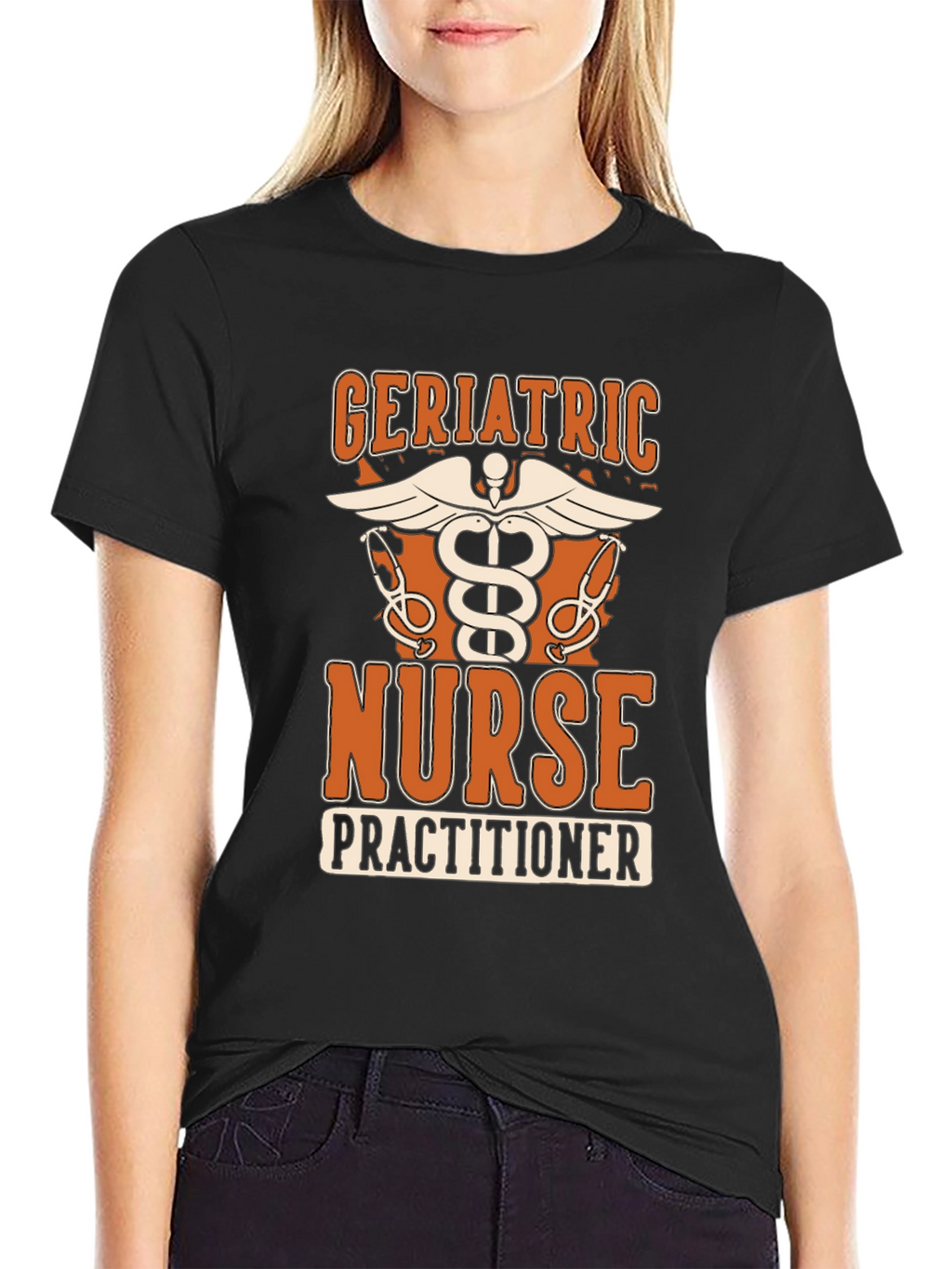 Geriatric Nurse Practitioner Graphic T-Shirt