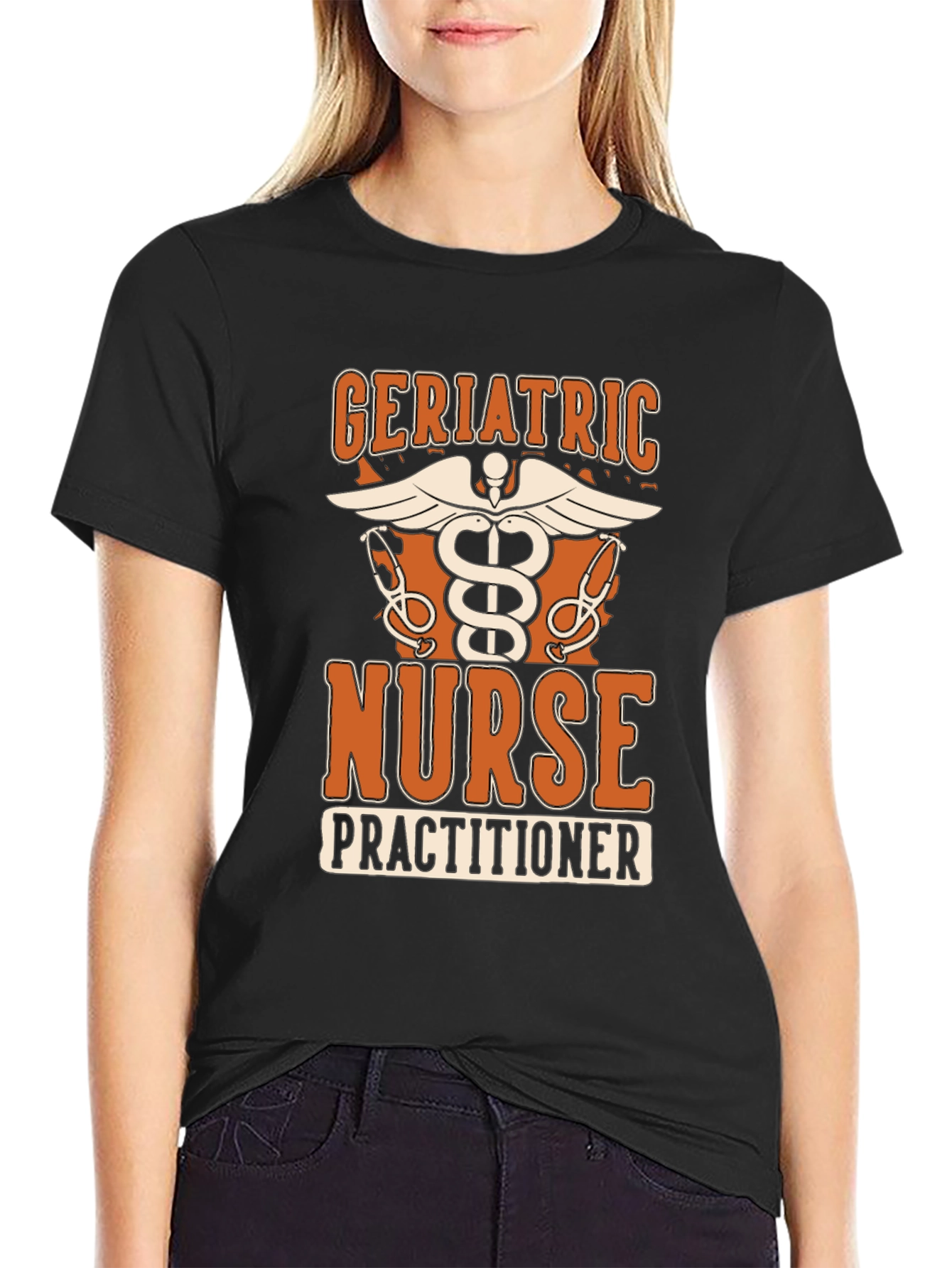 Geriatric Nurse Practitioner Graphic T-Shirt