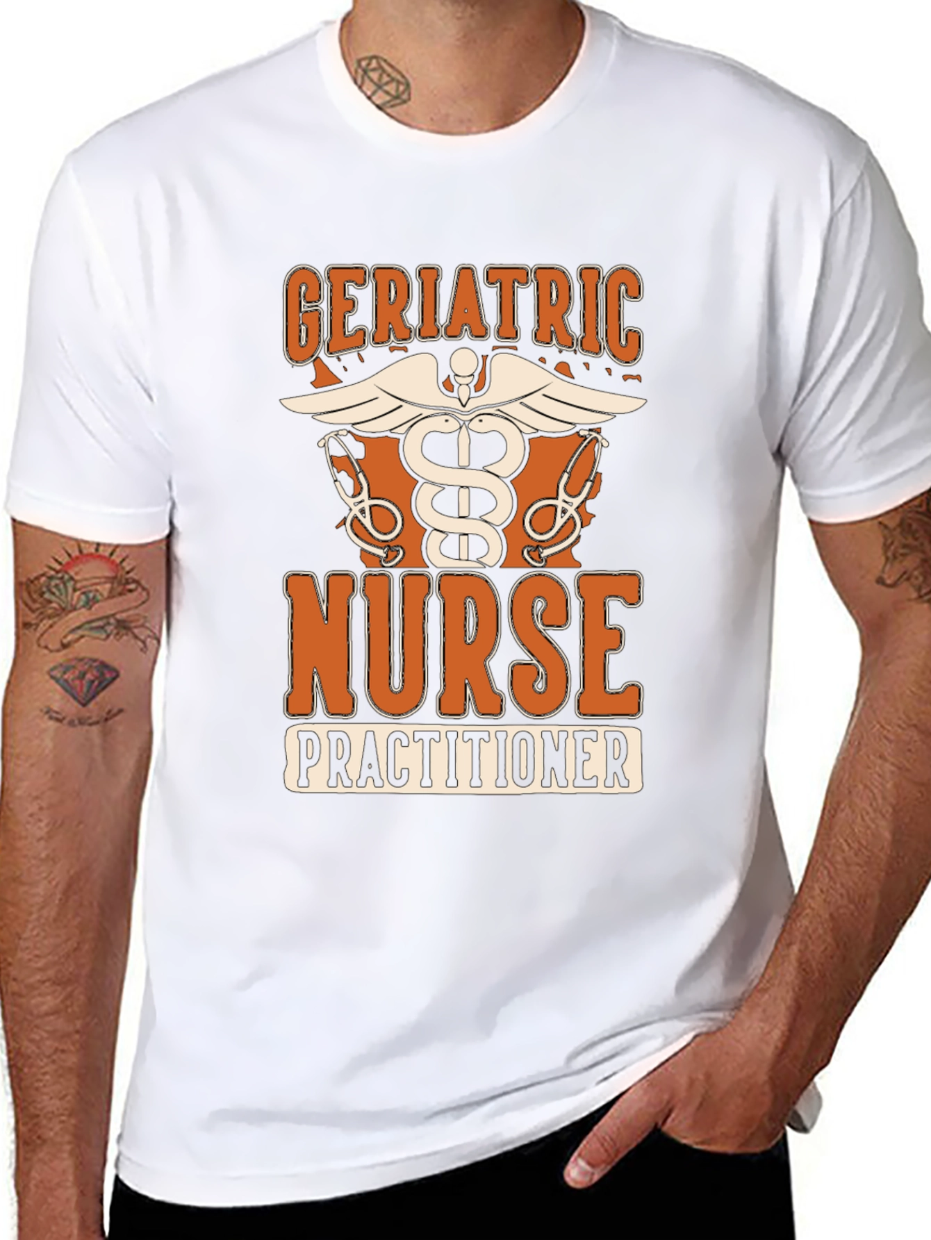 Geriatric Nurse Practitioner Graphic T-Shirt