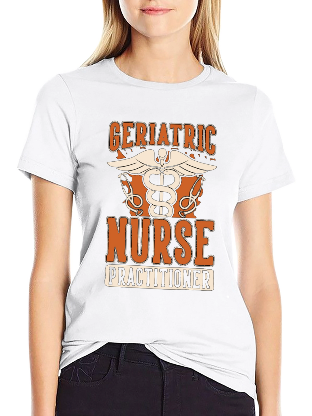 Geriatric Nurse Practitioner Graphic T-Shirt