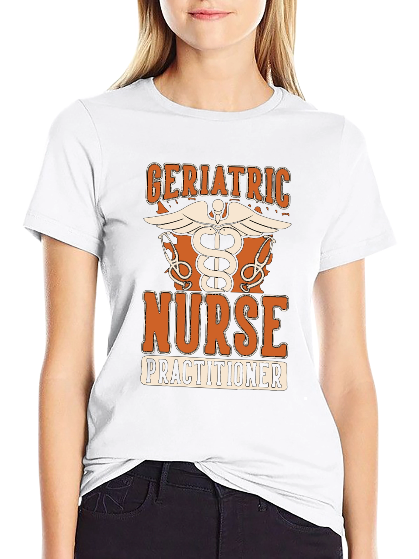 Geriatric Nurse Practitioner Graphic T-Shirt
