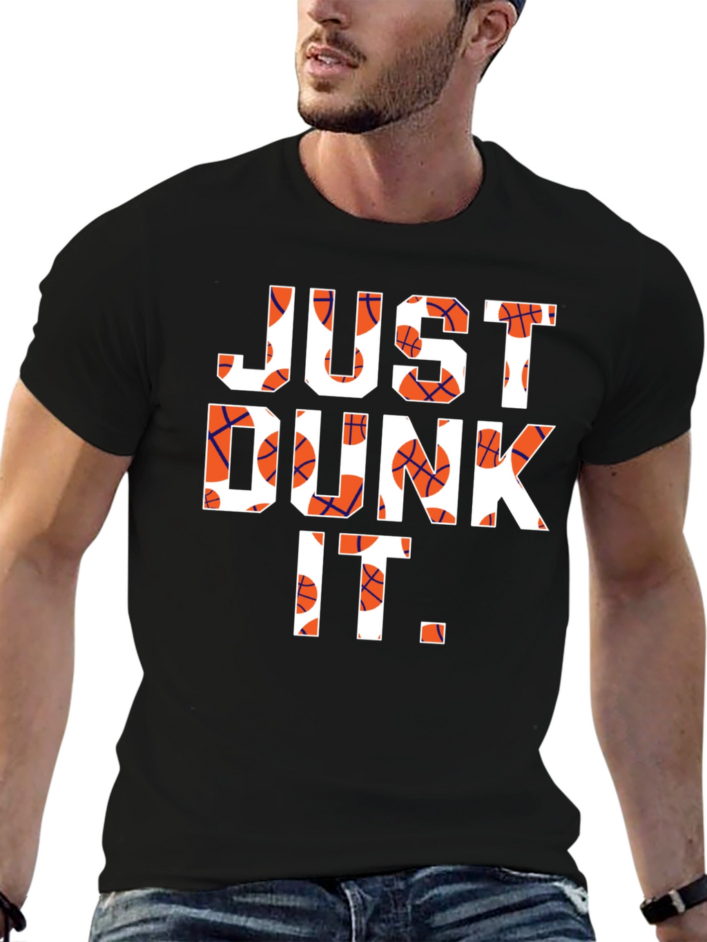 Just Dunk It T-Shirt - Basketball Graphic Tee