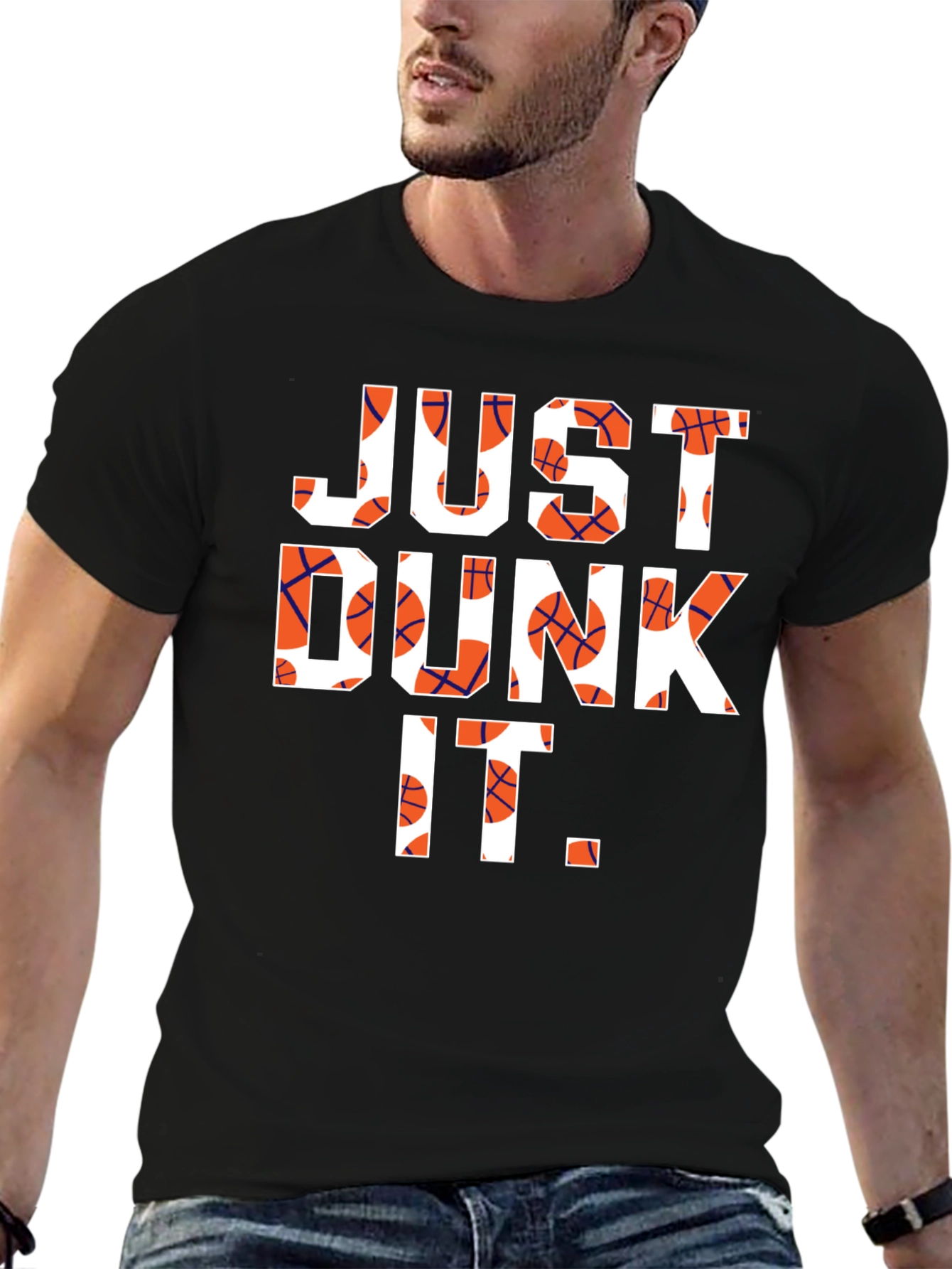 Just Dunk It T-Shirt - Basketball Graphic Tee