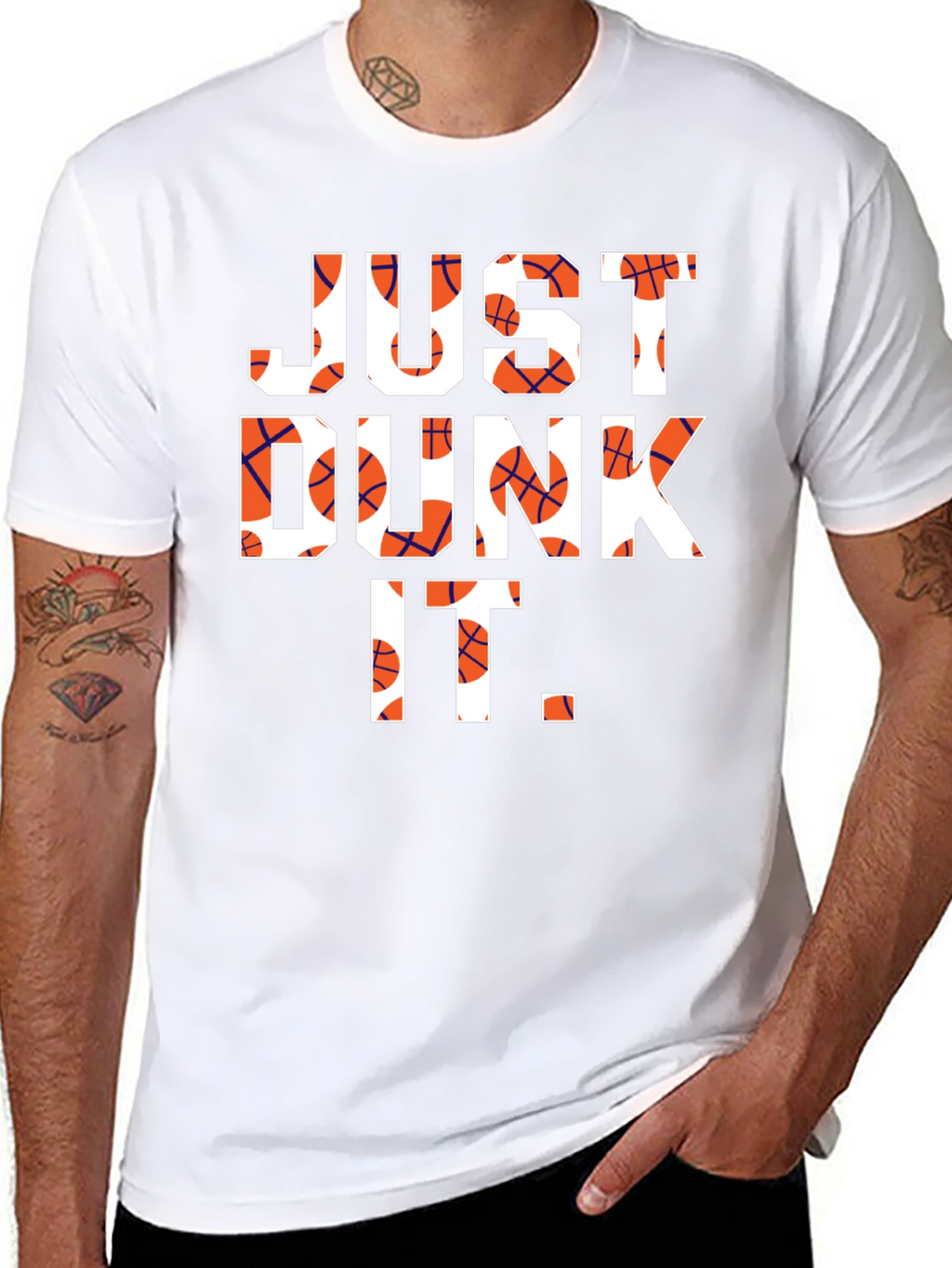 Just Dunk It T-Shirt - Basketball Graphic Tee