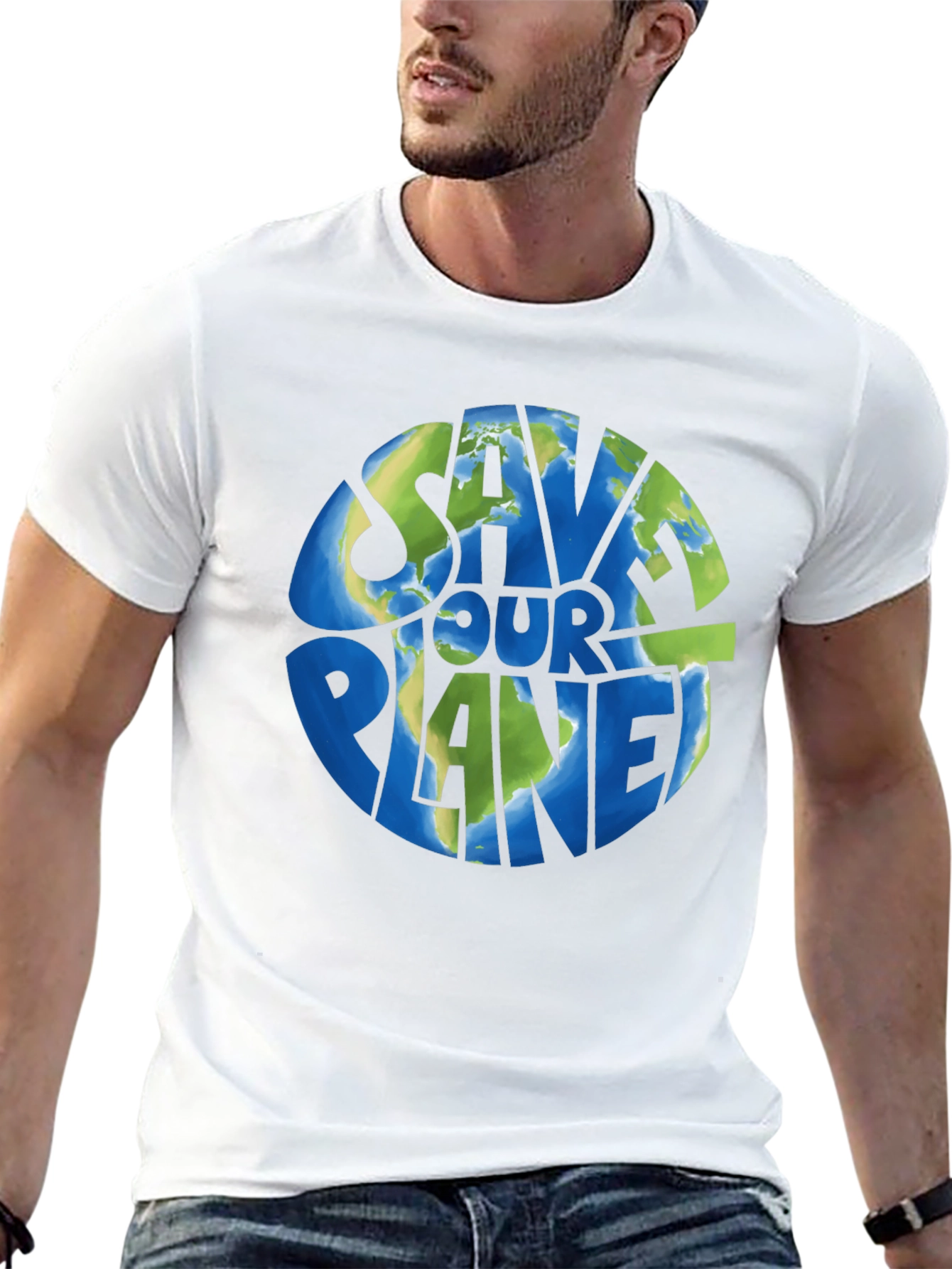 Save Our Planet Graphic T-Shirt - Earth Day Tee