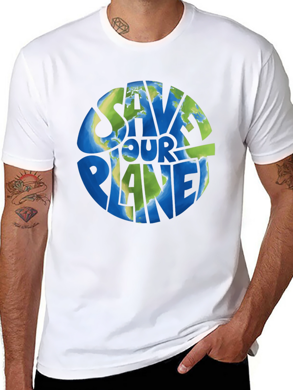 Save Our Planet Graphic T-Shirt - Earth Day Tee