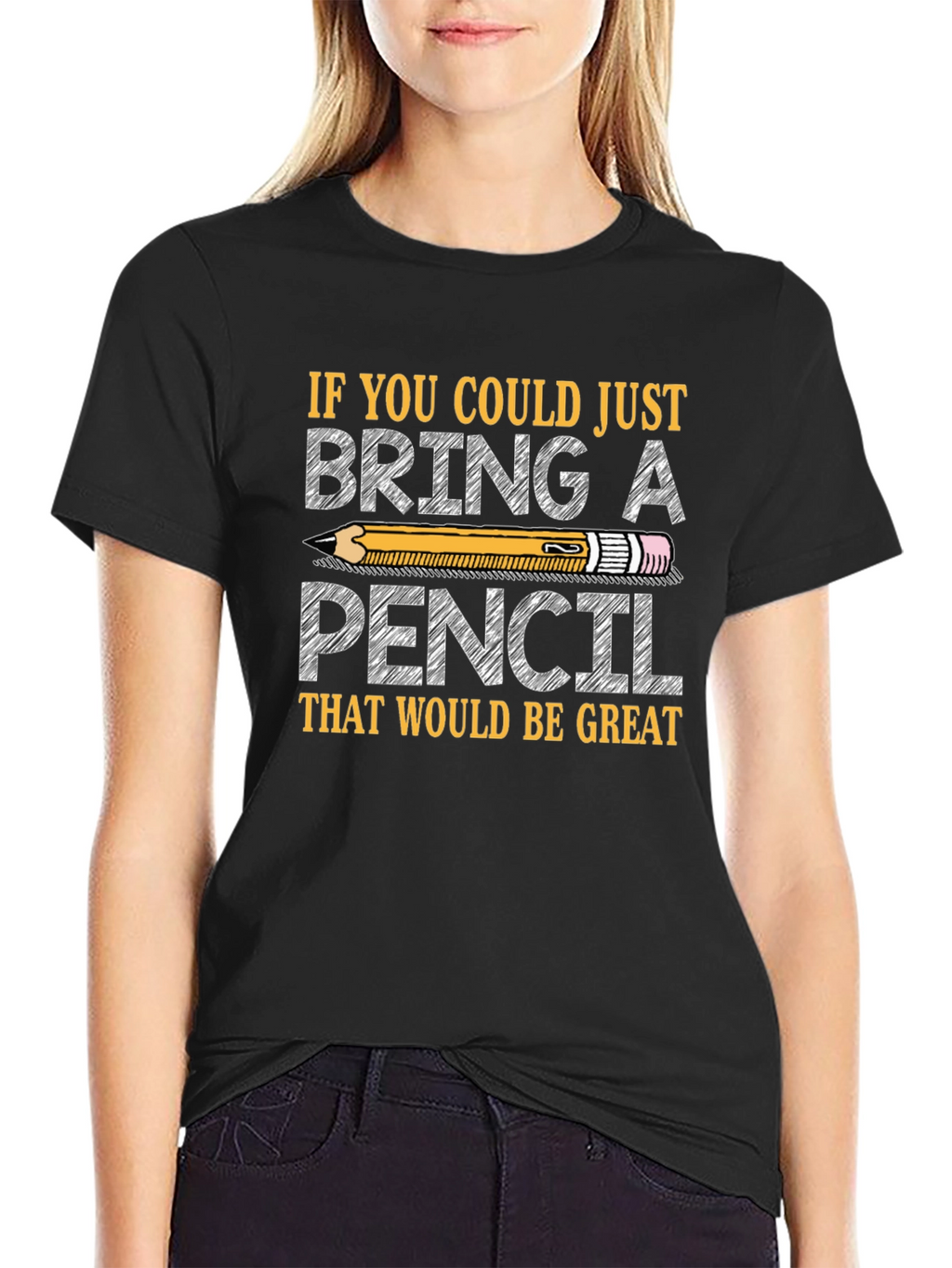 Bring a Pencil T-Shirt - Teacher Student Gift